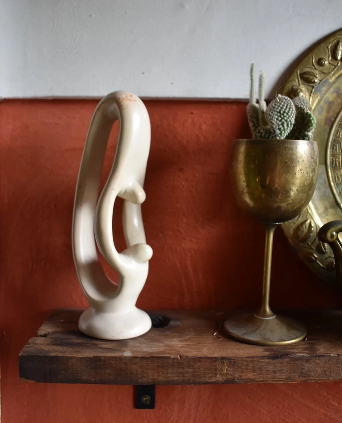 Unique and rare Inuit soapstone hand carving. Stands 18 cm tall. 🤍 #etsy