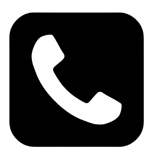 Icon of a telephone handset indicating a phone call or contact.