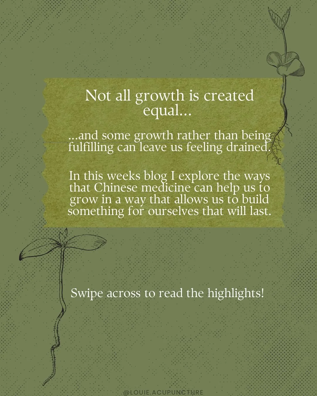 Spring is an important season for growth, and is governed by the wood element, liver and gallbladder meridians. On my blog this week I dive into the ancient Chinese medicine teachings to uncover how we can grow in a way that is fulfilling and life gi