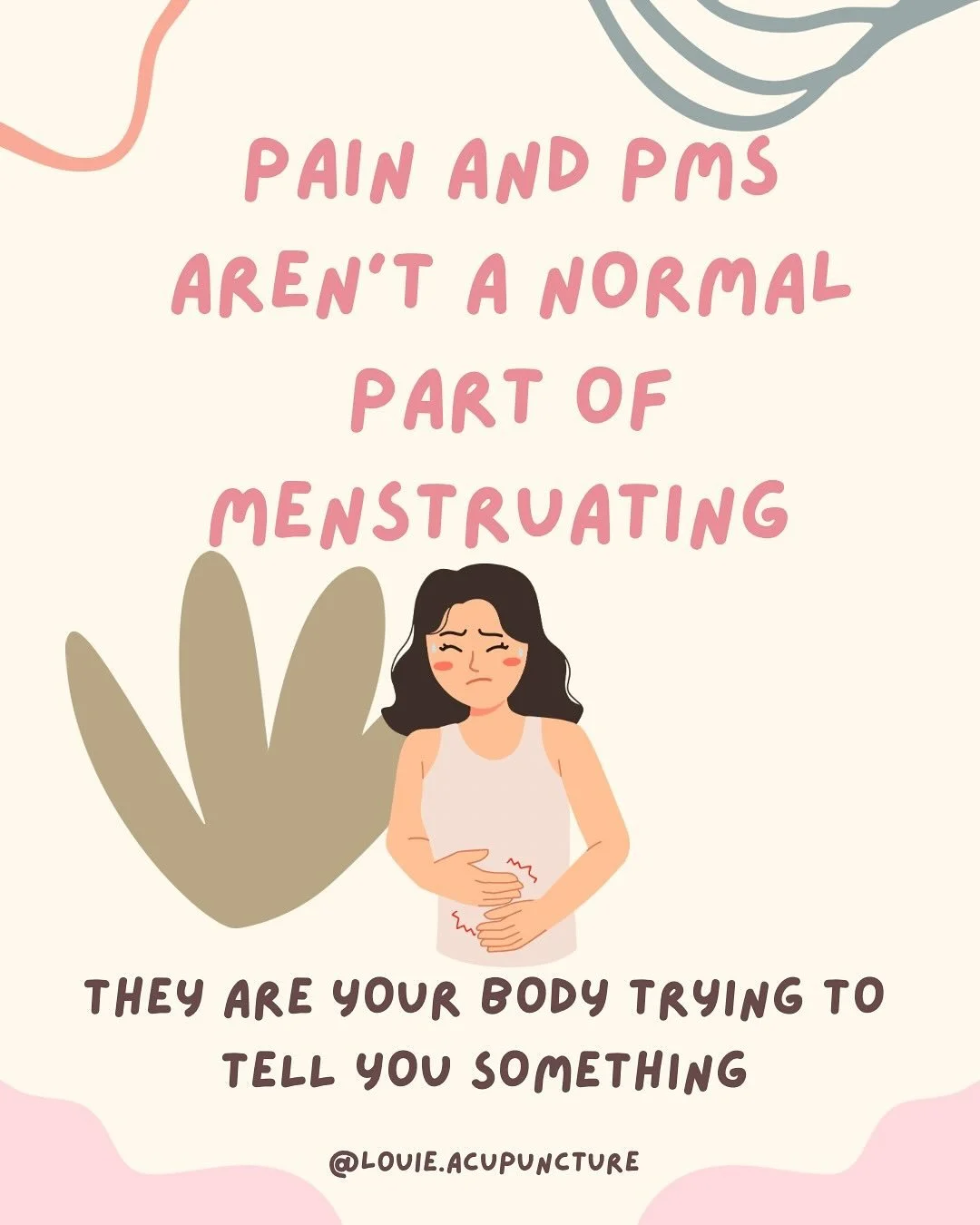 Cramps, bloating, mood swings, fatigue &mdash; they&rsquo;re common, but they&rsquo;re not normal.

Your menstrual cycle is a vital sign of health, and acupuncture can help regulate it.
Acupuncture and Chinese medicine works with women to ease pain, 