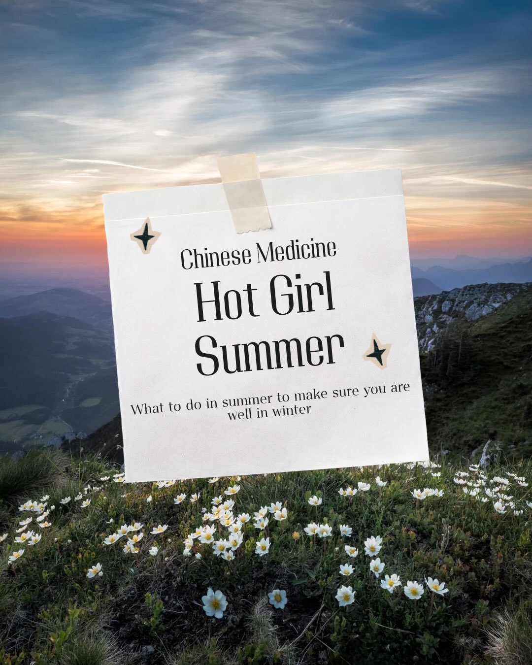 Summer time is the height of Yang. The days are long, the sun is warm, and we tend to reach to things that cool us down.

Chinese medicine teaches us that though counterintuitive, summer is actually a very important time to prepare for winter. Think 