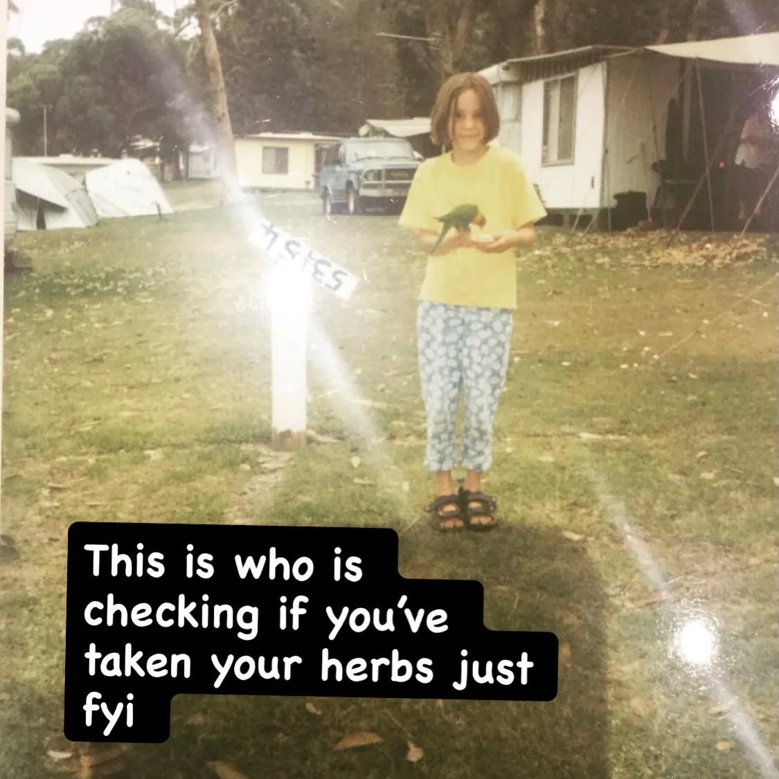 She knows better than anyone that it&rsquo;s hard to be consistent but it really does help to take your medicine!! 🌿🍵