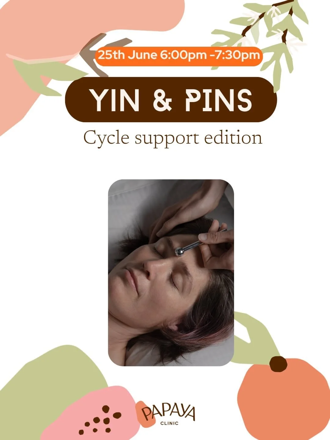 Join us for a very special Yin and Pins on the 25th June 6-7:30pm at Payaya clinic in Newtown. 

Our in house naturopath and yoga teacher Lauren Lee will lead us through a nourishing Yin yoga practice, designed with the hormonal and nervous systems i