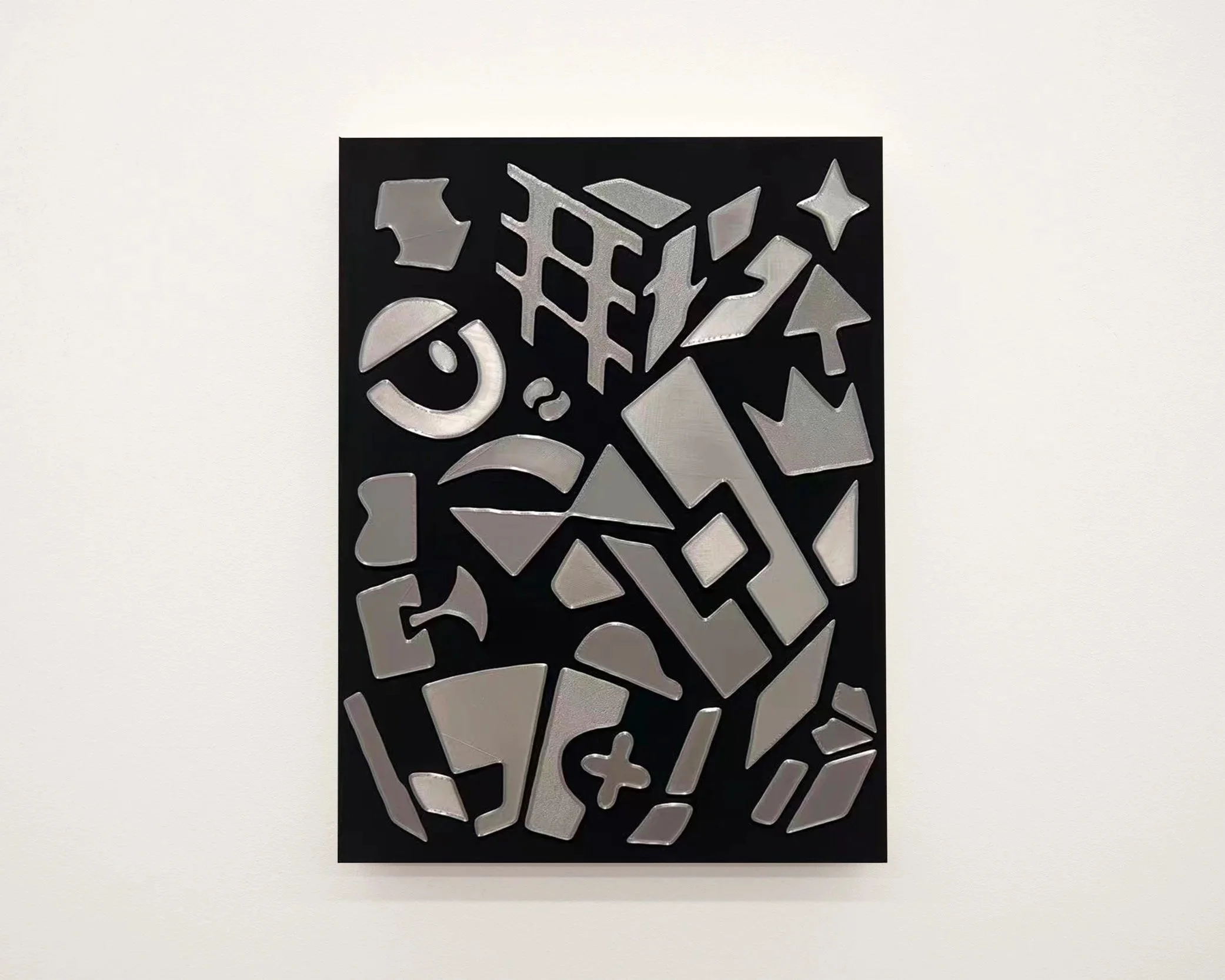 Memory Fragments #1, PLA on Panel, 12x16 inches, 2025