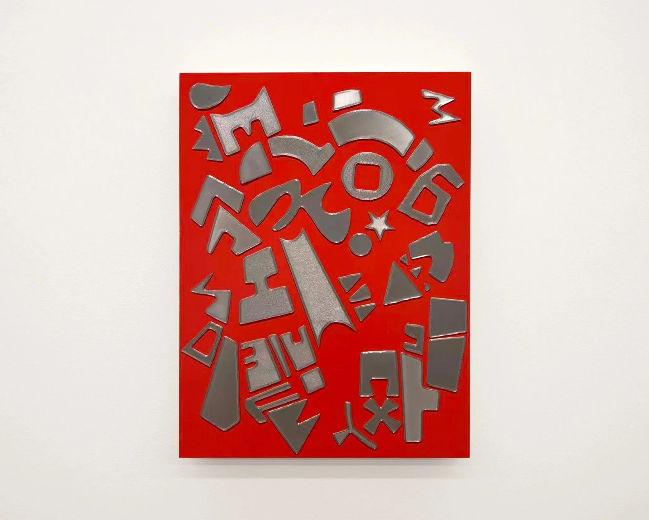 Memory Fragments #2, PLA on Panel, 12x16 inches, 2025
