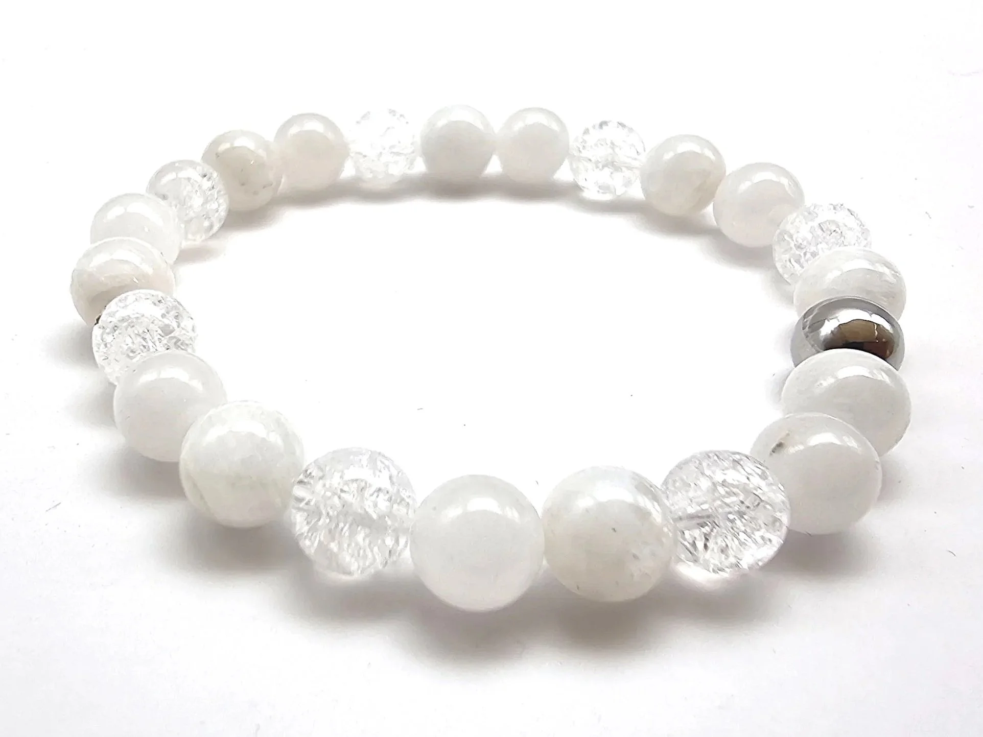 Cosmic Light 8mm Bead Bracelet