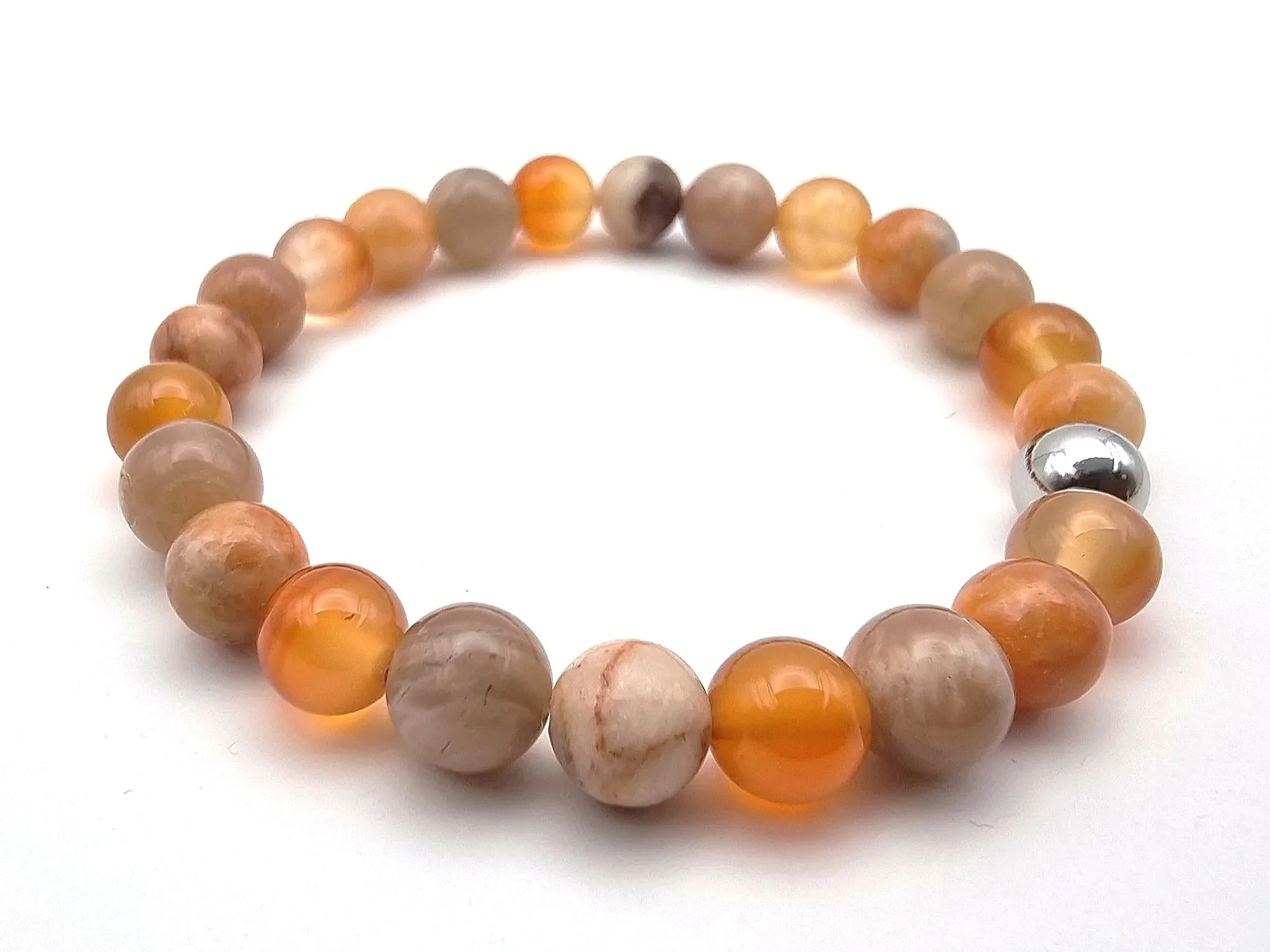 Radiant Spark 8mm Bead Bracelet