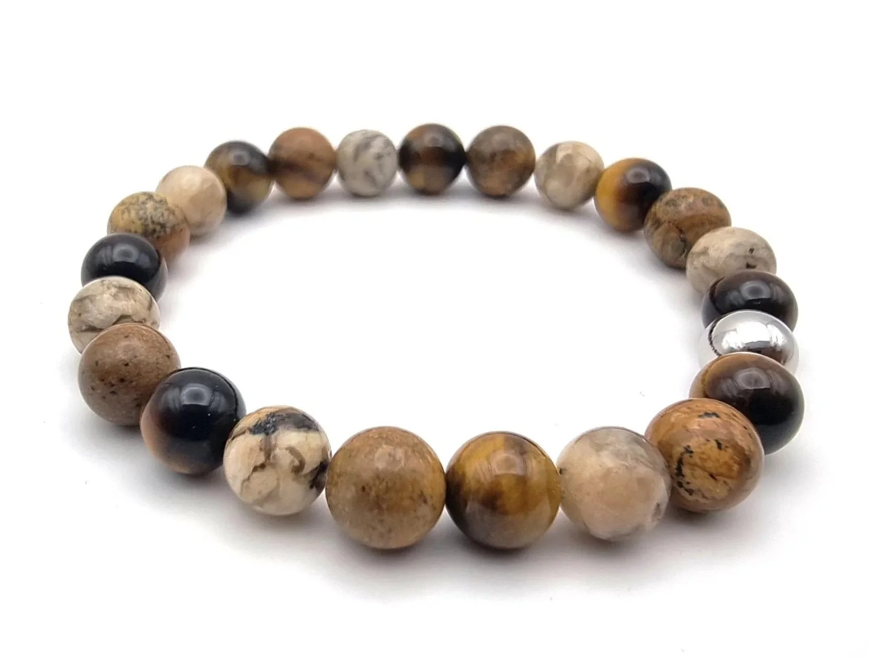 Earth Warrior 8mm Bead Bracelet