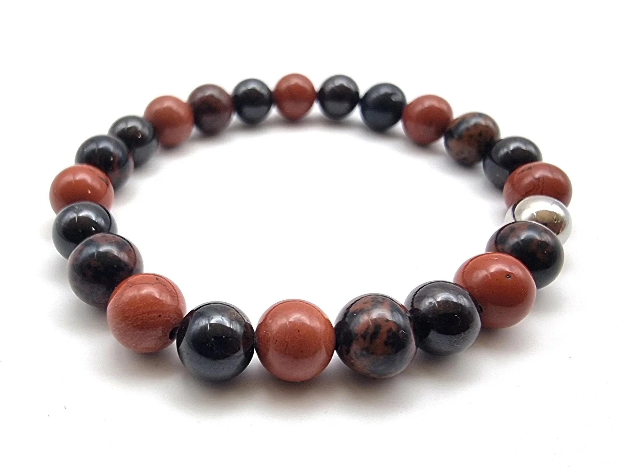 Flame of Passion 8mm Bead Bracelet