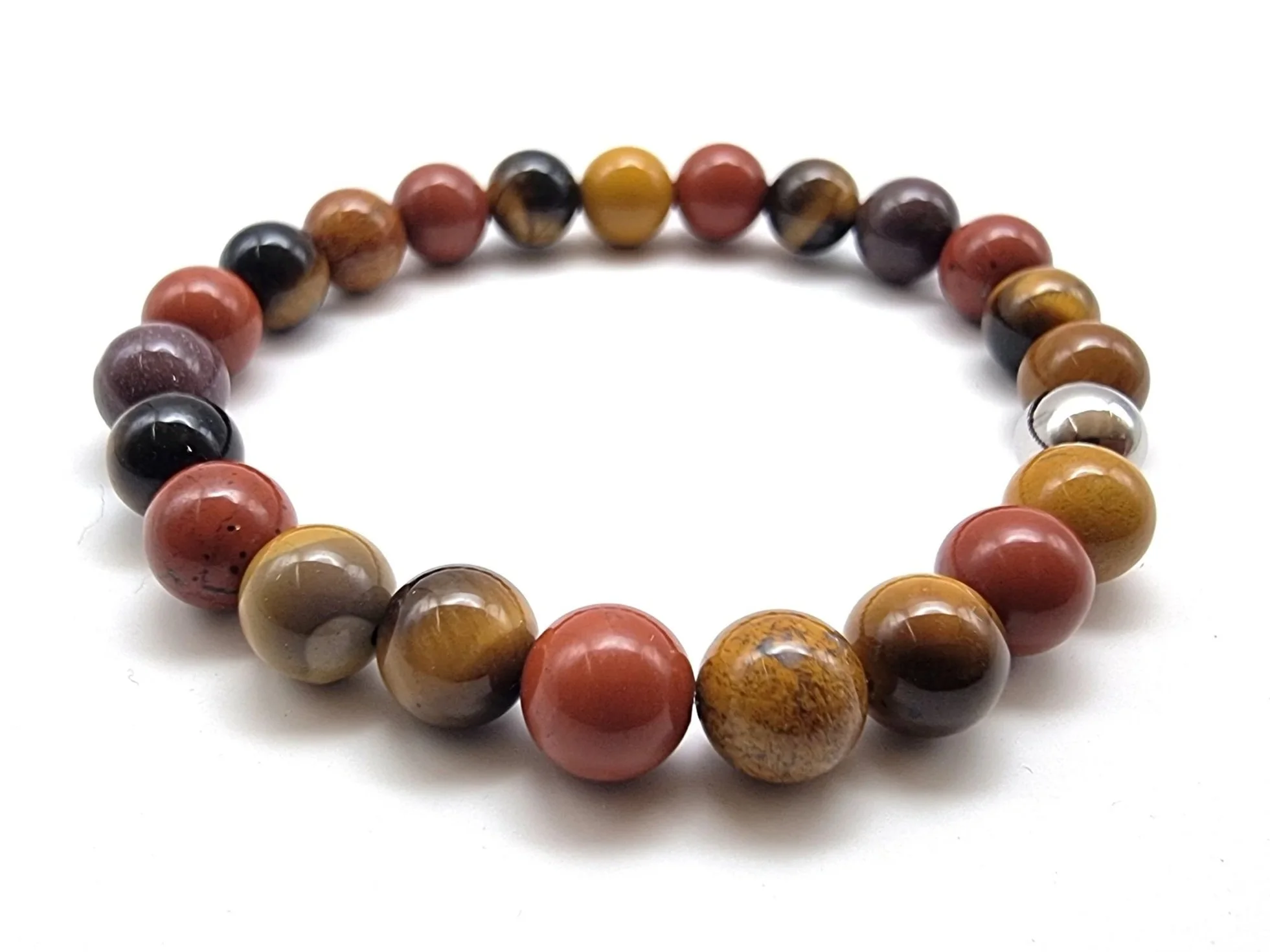 Empowered Action 8mm Bead Bracelet