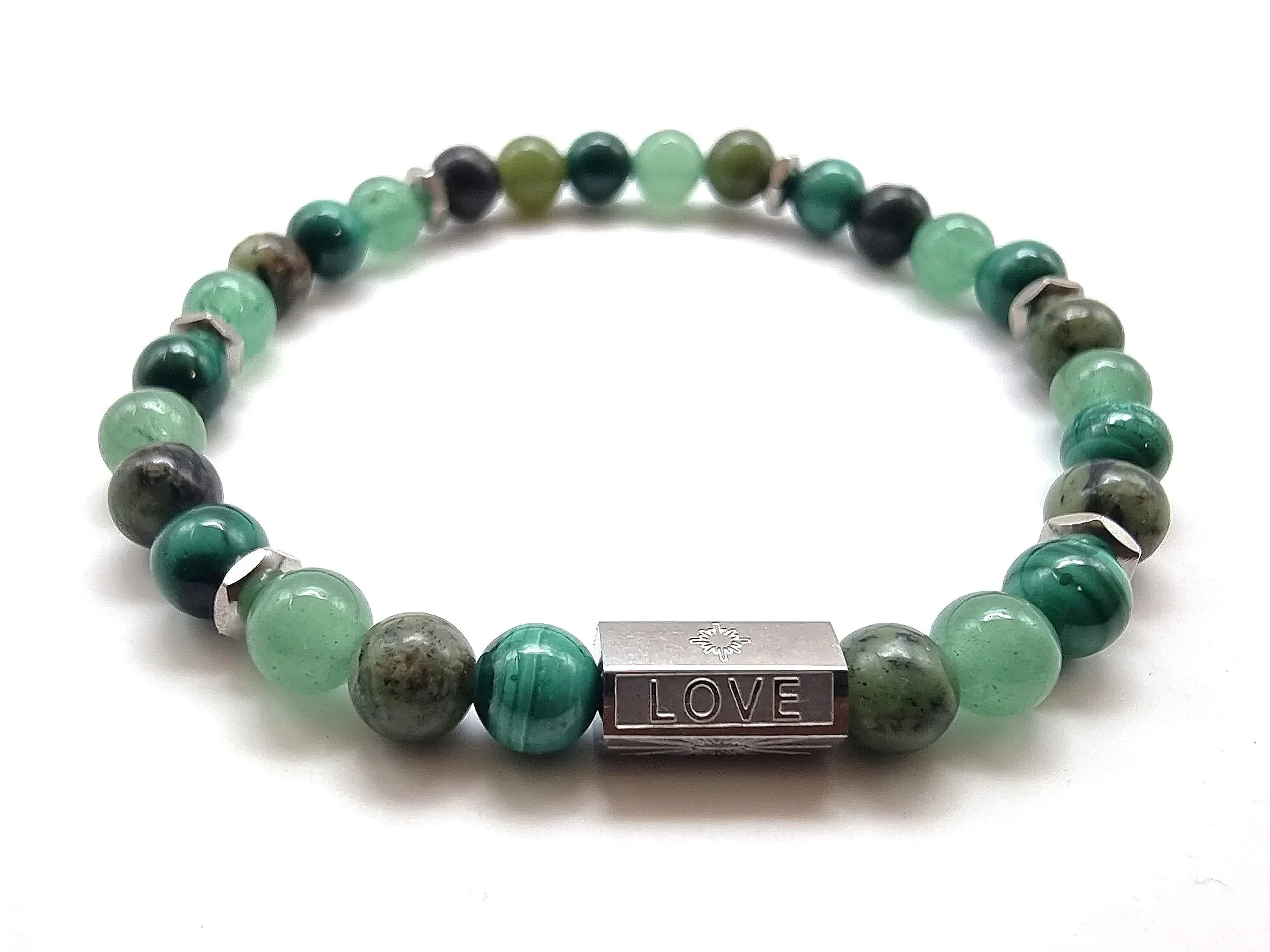 Abundant Heart 6mm Bead Bracelet