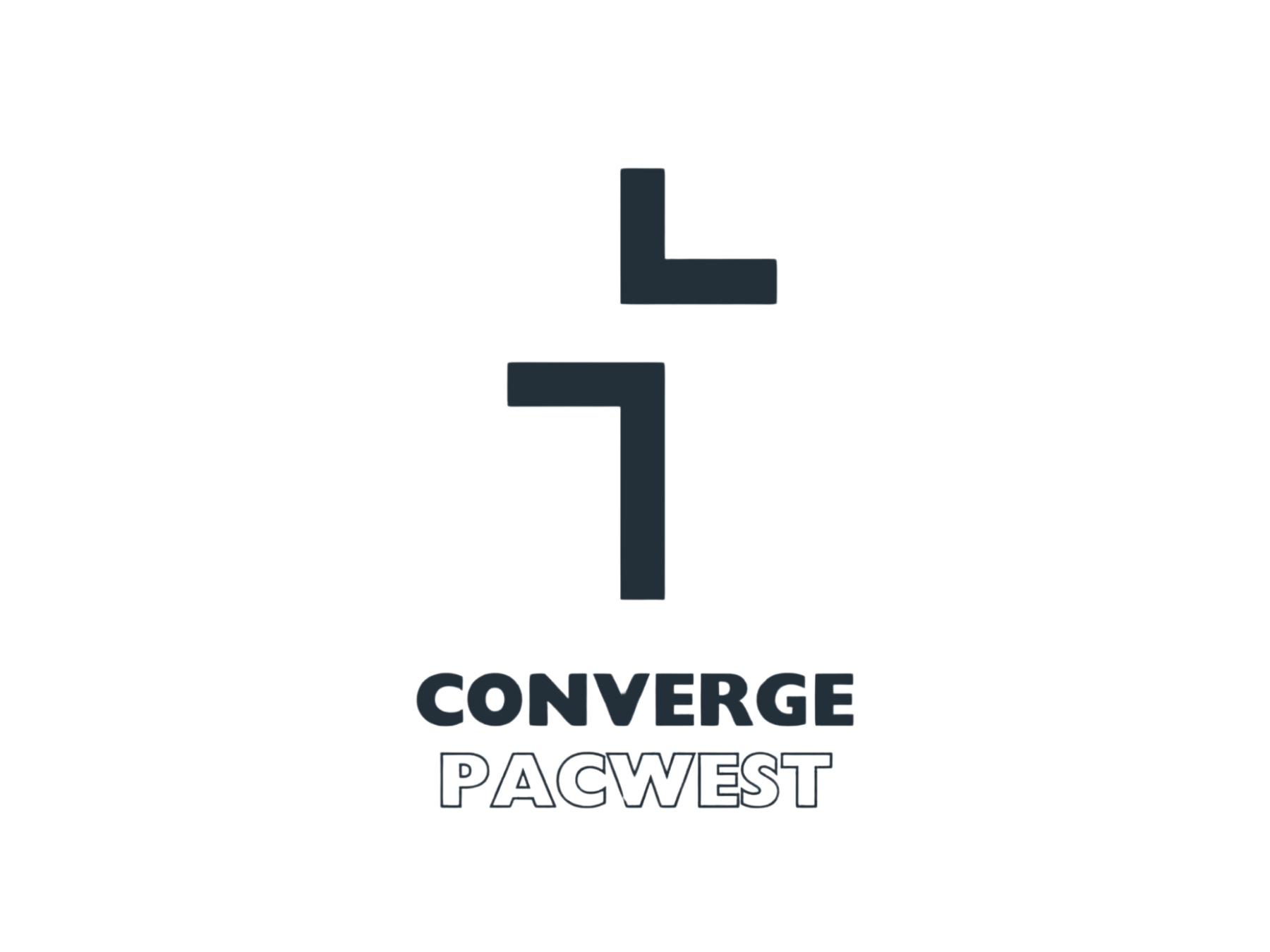 Logo with a large stylized letter 'L' and the words 'Converge PACWEST' beneath it.