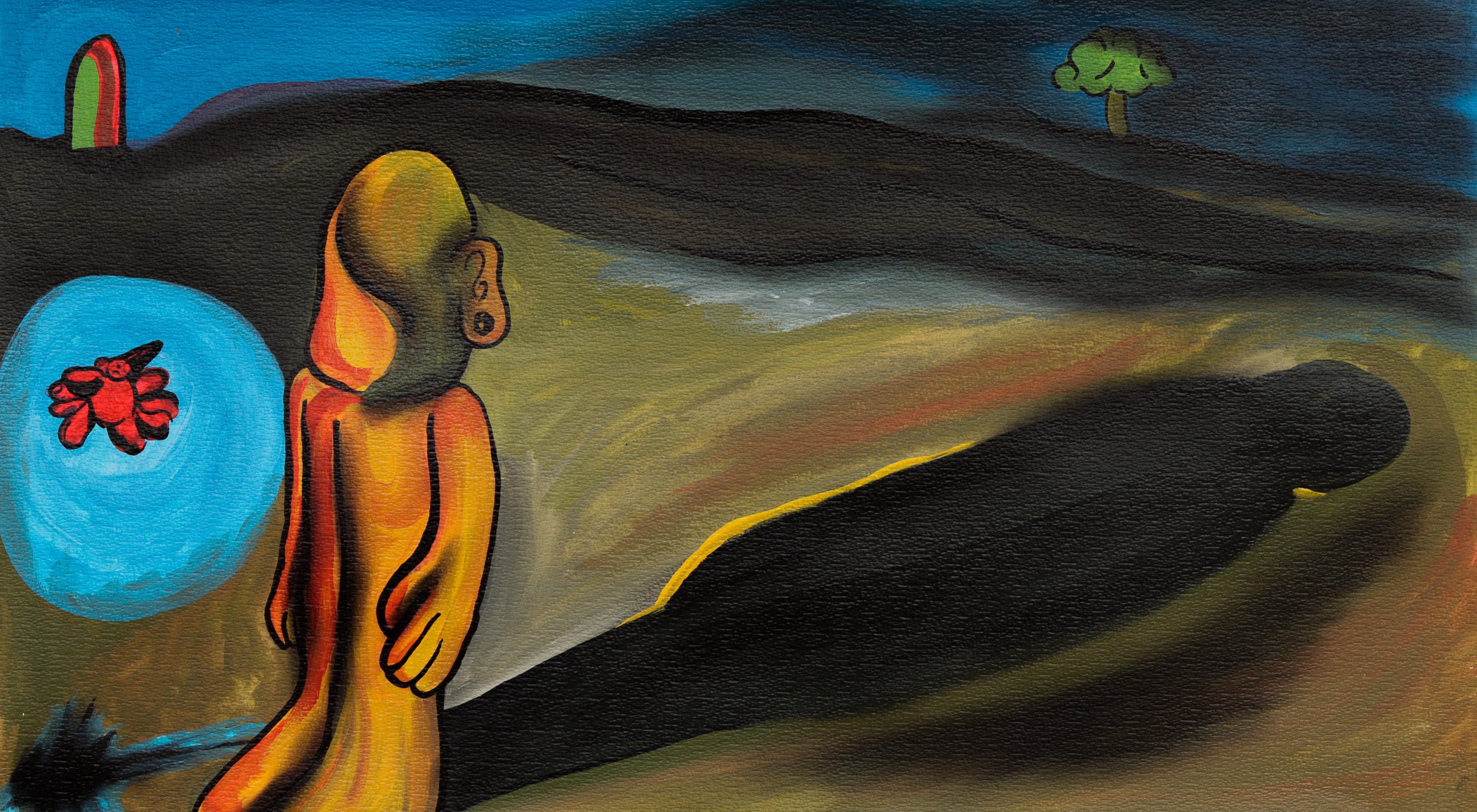 Asem ben/ drawing on paper/ 2021