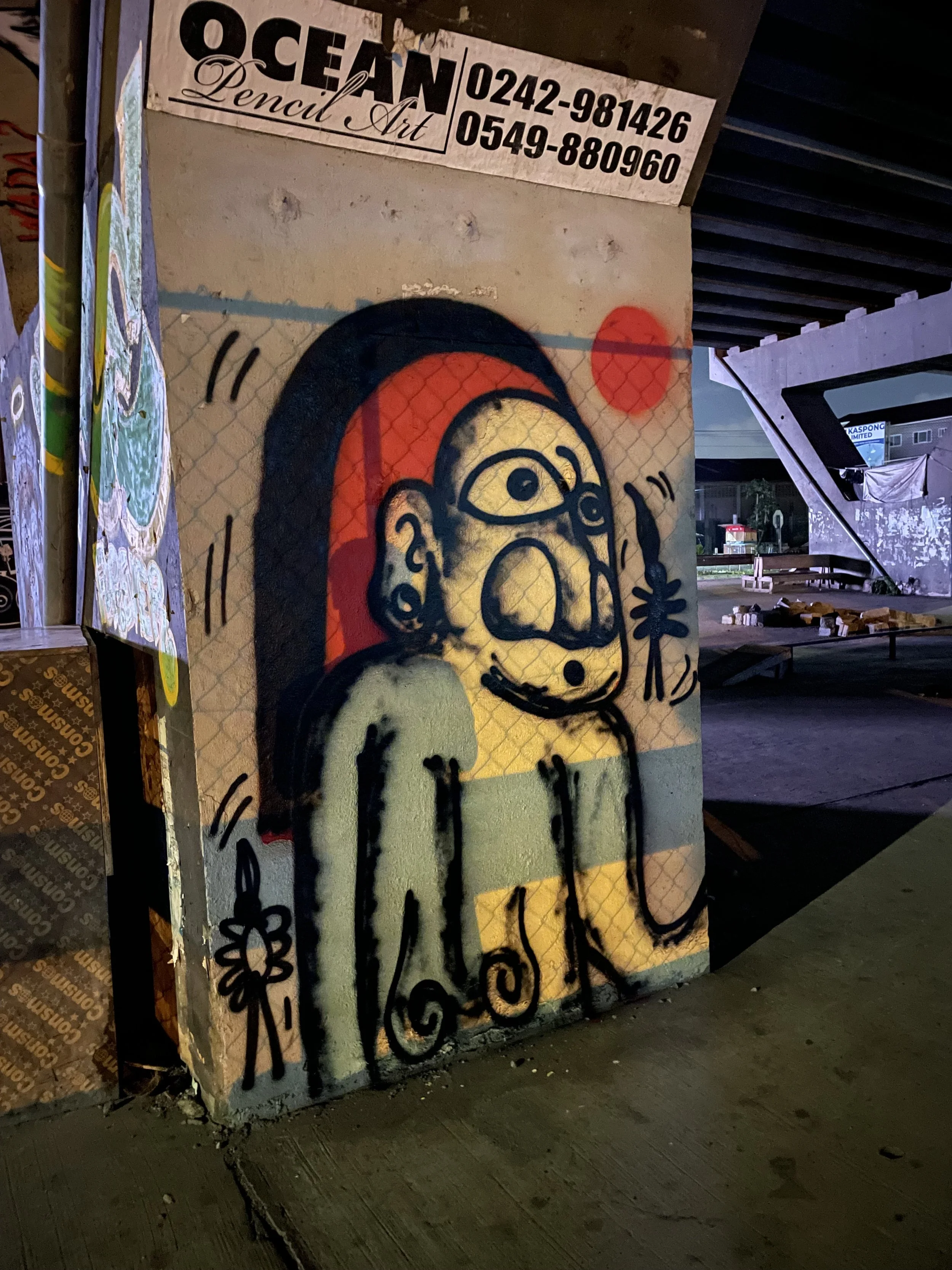 PUBLIC INSTALLATION /
STUDY: WADA ANAA WO HOME /  
ARE YOU ASLEEP OR RESTING /
 

Street art as conversational piece.