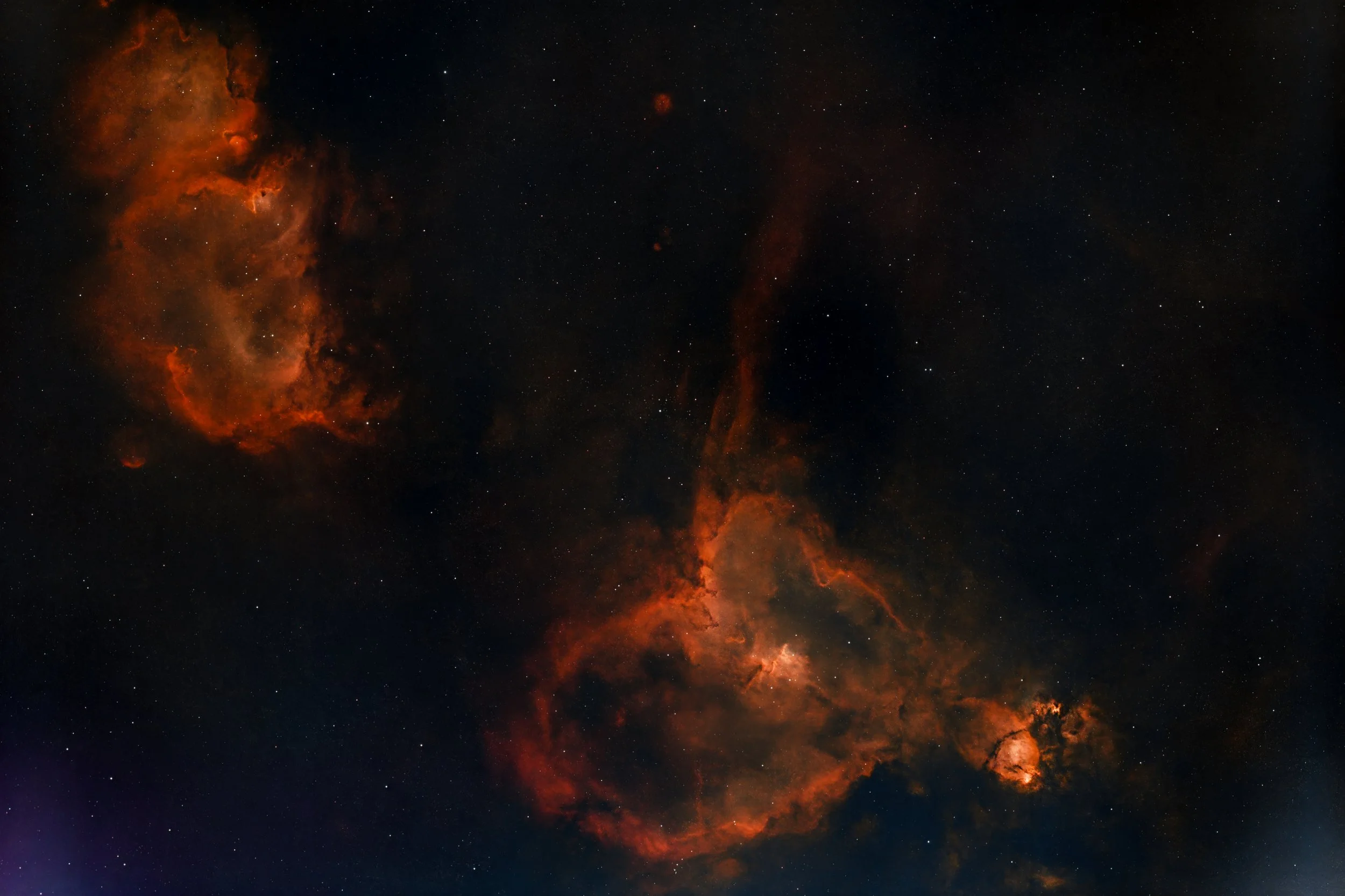 Soul &amp; Heart Nebula (IC 1848 &amp; IC 1805)