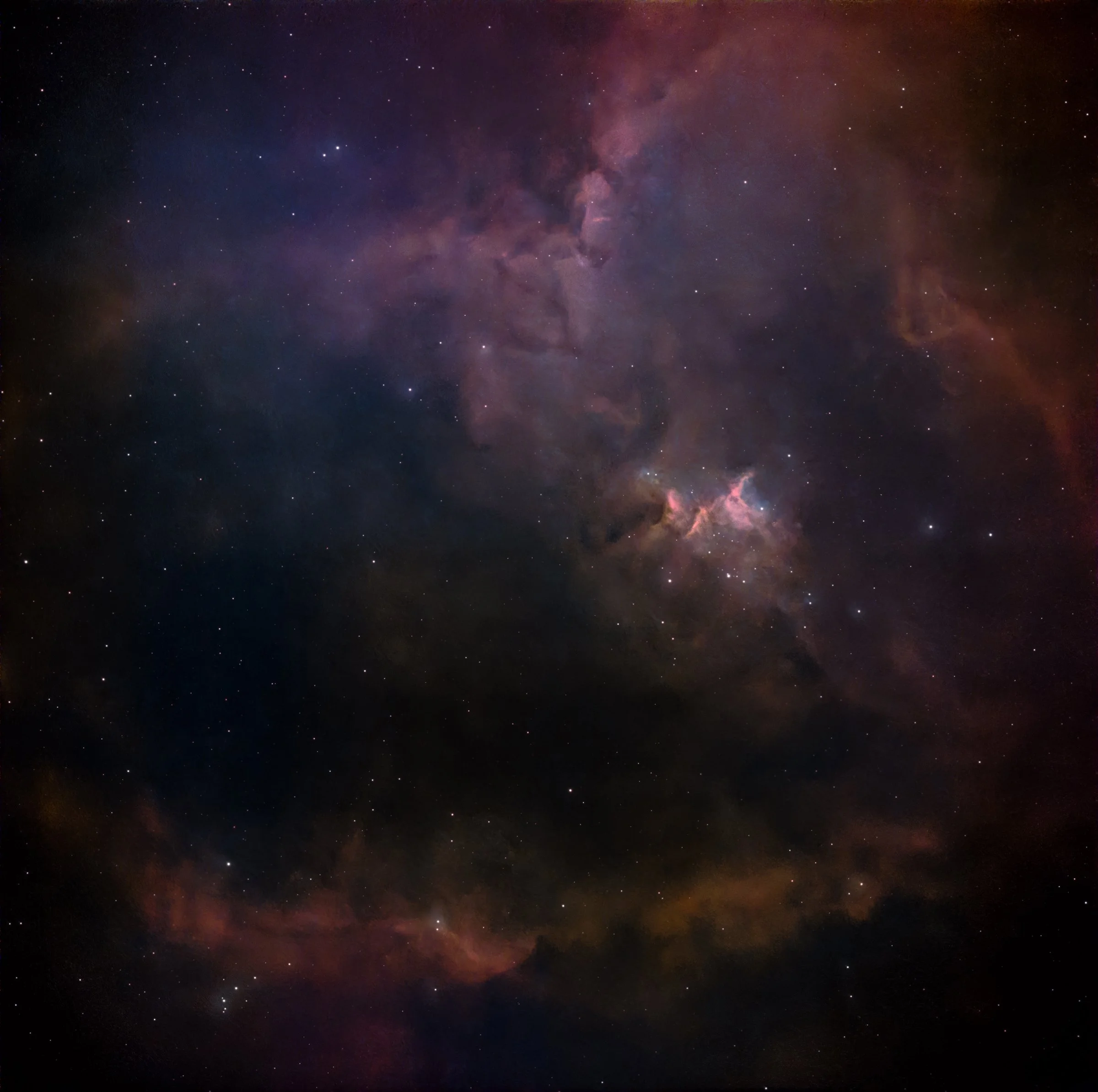 Heart Nebula: Comparing Two Nights — A Mysterious Patch &amp; Framing Mistake