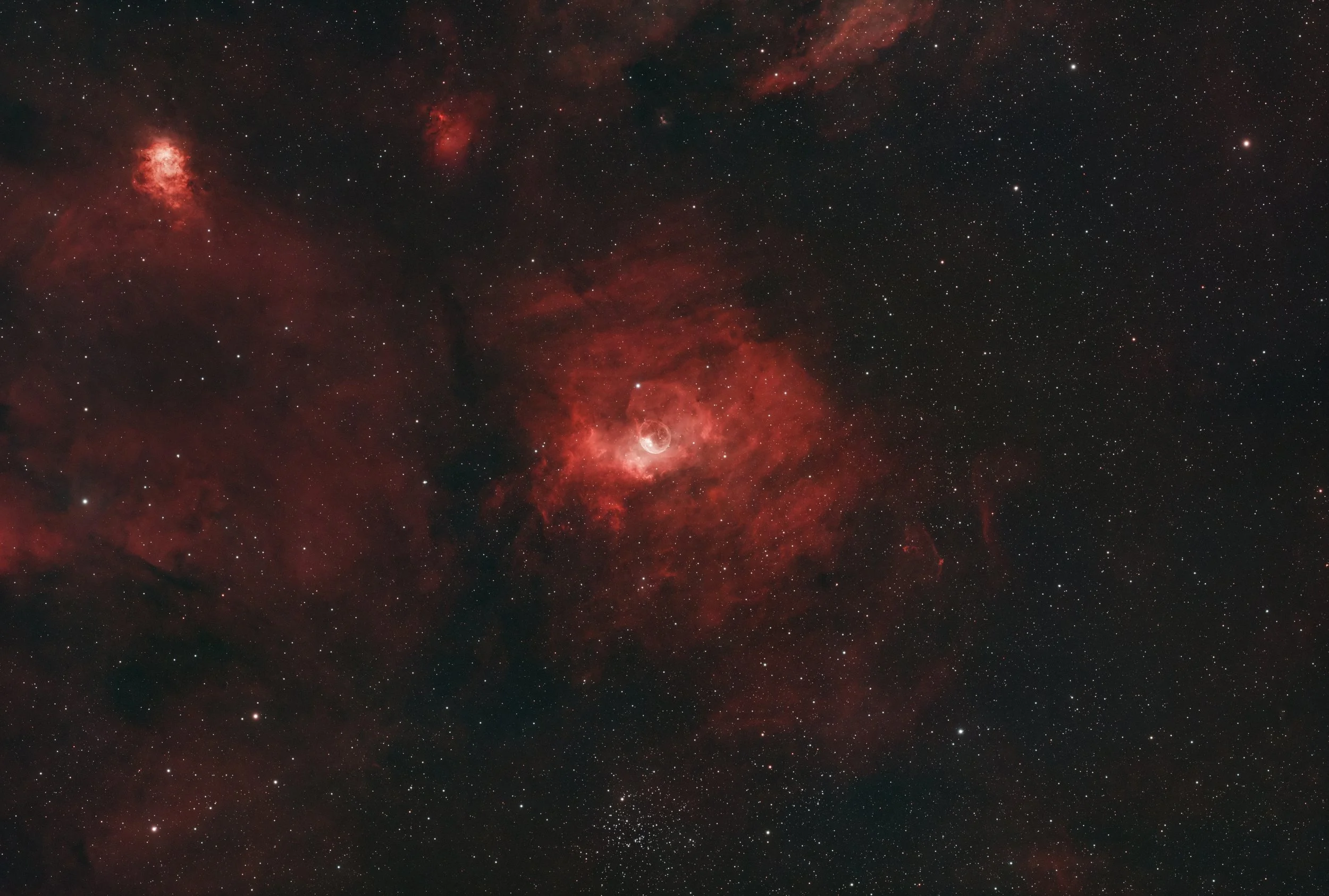 Bubble Nebula (NGC 7635)…..