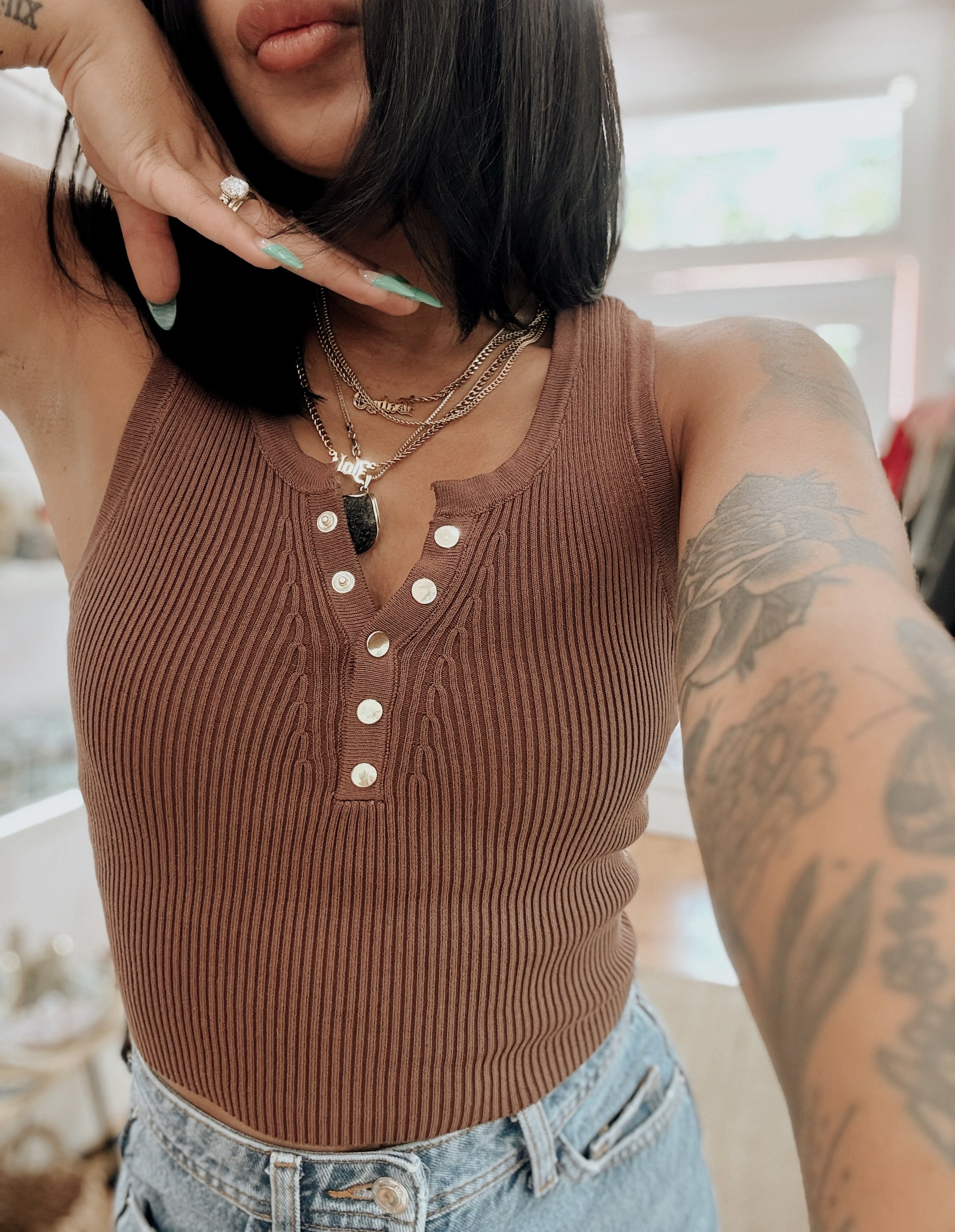Sutton Snap Henley Tank