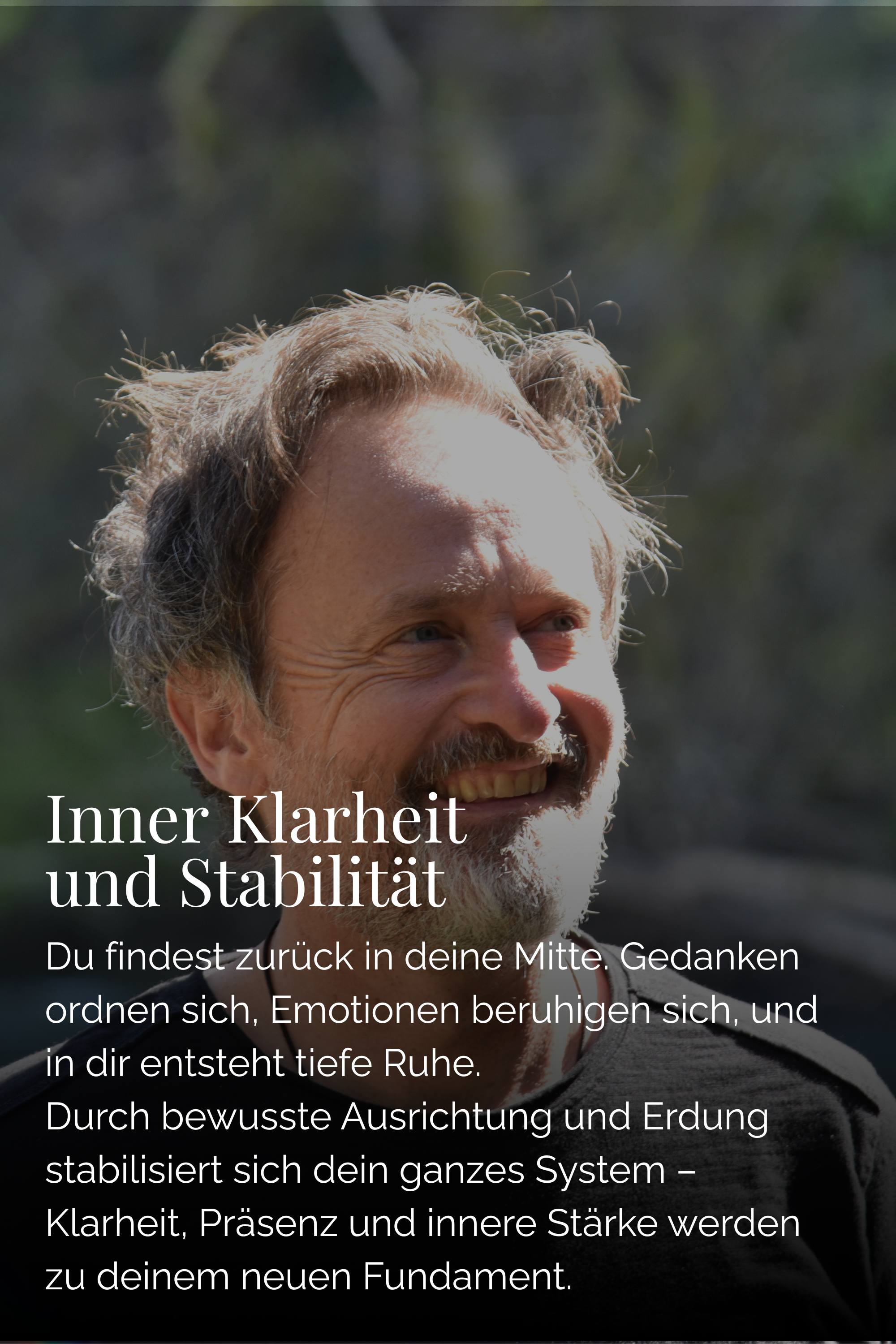Innere Klarheit und Stabilität