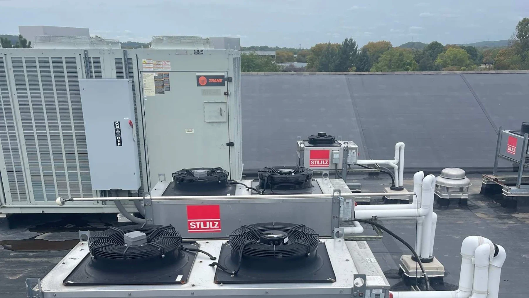 A large air handler serviced by ACS.