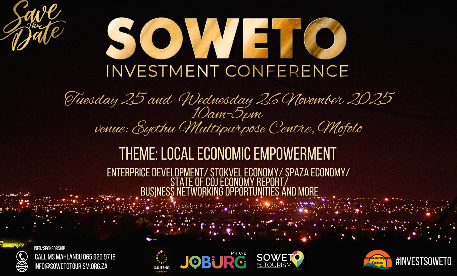 SOWETO INVESTMENT CONFERENCE
