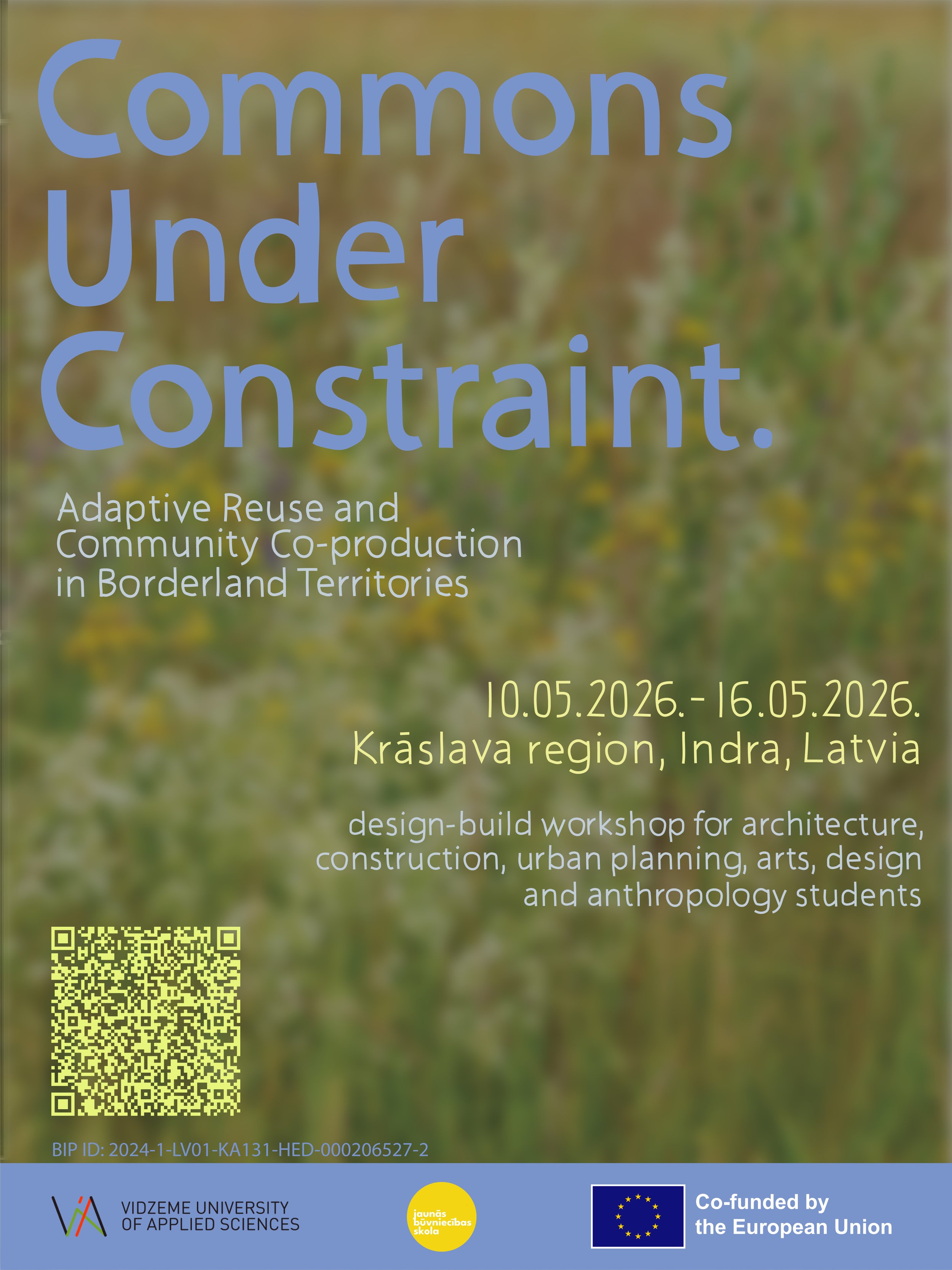 Discover the Potential of Latvia's Borderland: Apply for the International Workshop "Commons Under Constraint"