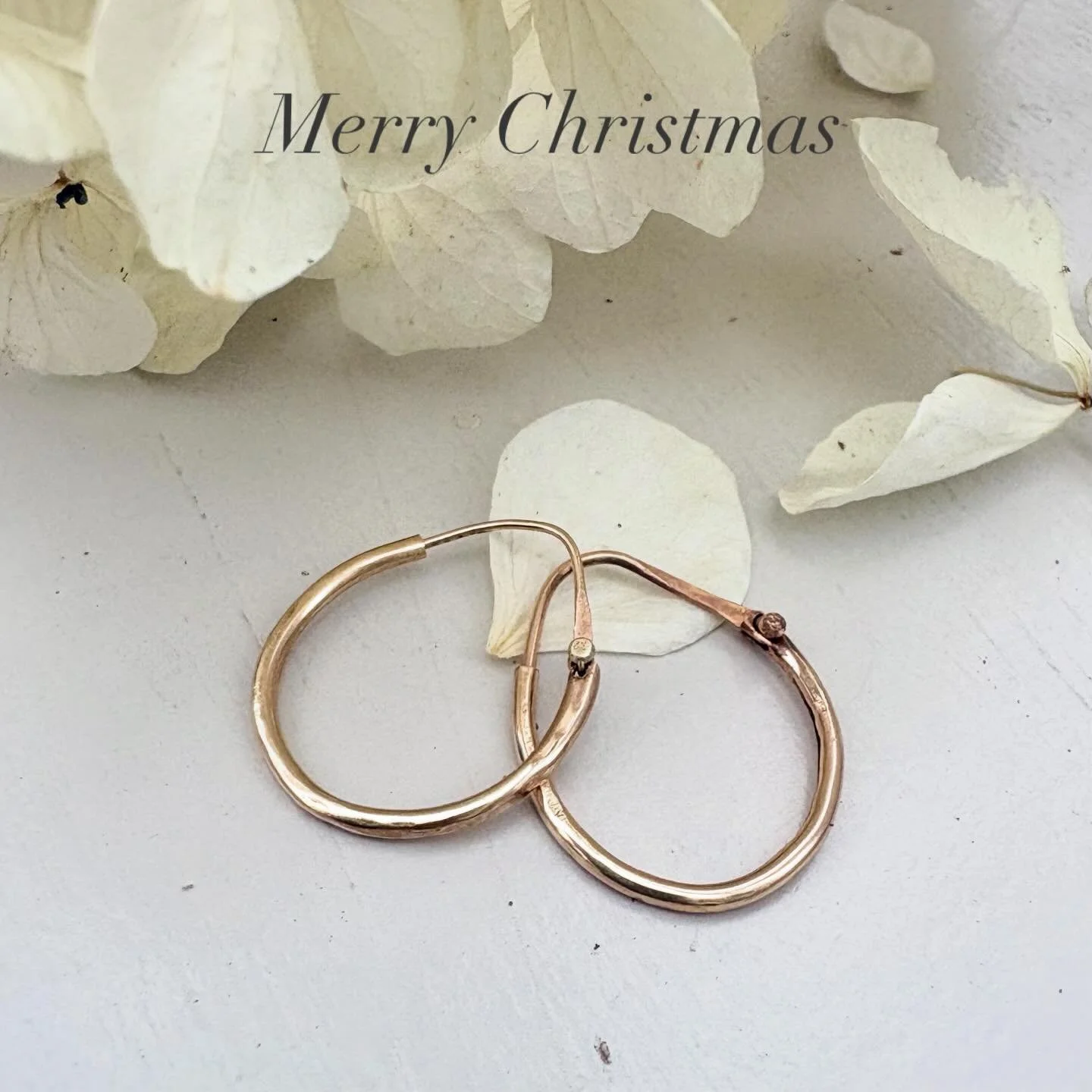 The most important commission I made for Christmas this year. 
My eight-year-old daughter Robyn had her ears pierced this year and asked me to make her a pair of gold hoops earrings for Christmas. 
May I be blessed with her requests for many more yea