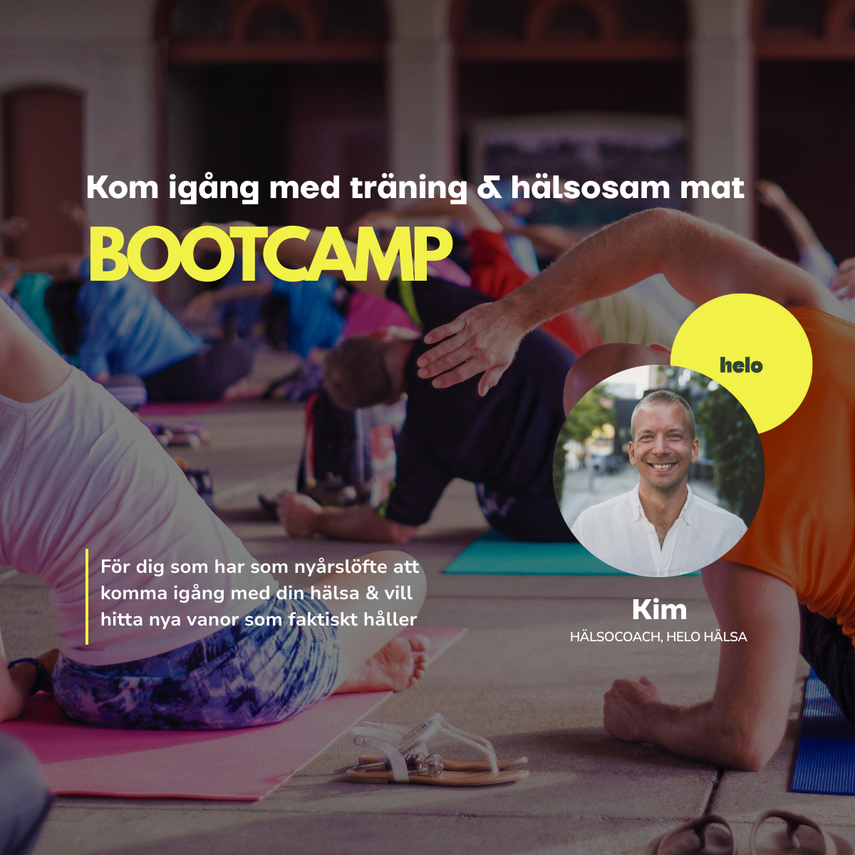 Bootcamp - Kom igång med träning &amp; hälsosam mat, kickstart 2026!