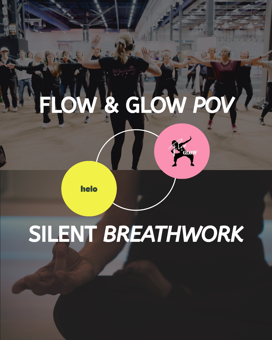 Flow &amp; Glow POV + Silent Breathwork - collab Helo Hälsa | Flow &amp; Glow