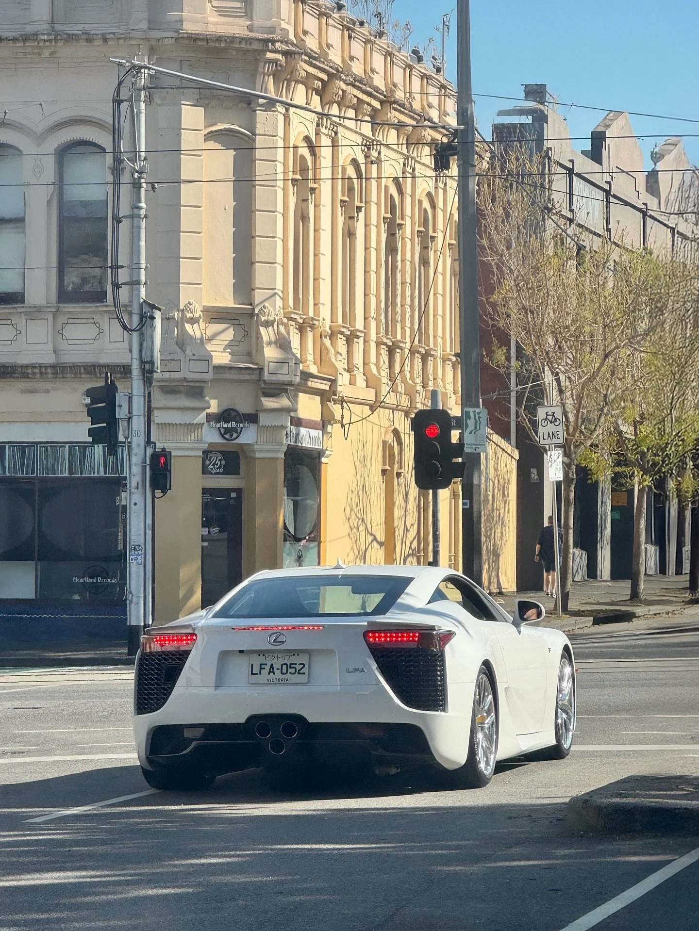 Last night we put the callout for more photos of a Lexus LFA spotted in the CBD, and instead we were sent a spot of a different one, also seen last week!

This freshly landed LFA was purchased earlier this year from Japan for US$780k (around A$1.2m),
