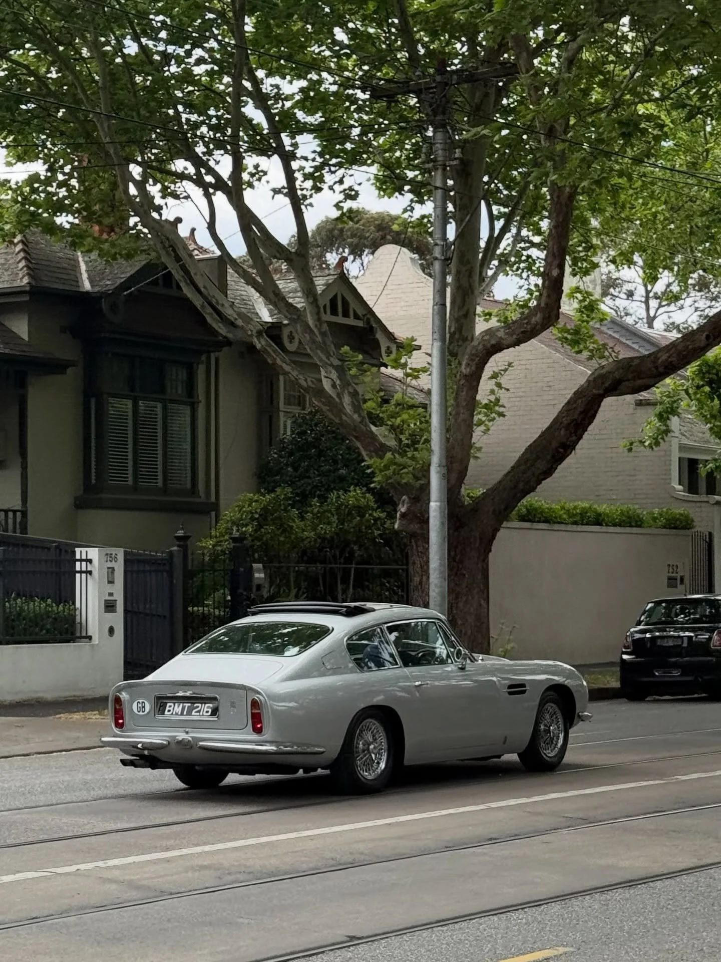 A gorgeous Aston Martin DB6 turned heads on Malvern Road in Toorak last weekend. Built between 1965 and 1970 as the successor to the DB5, the DB6 introduced a longer wheelbase, improved rear seating, and the distinctive Kamm-tail design that refined 