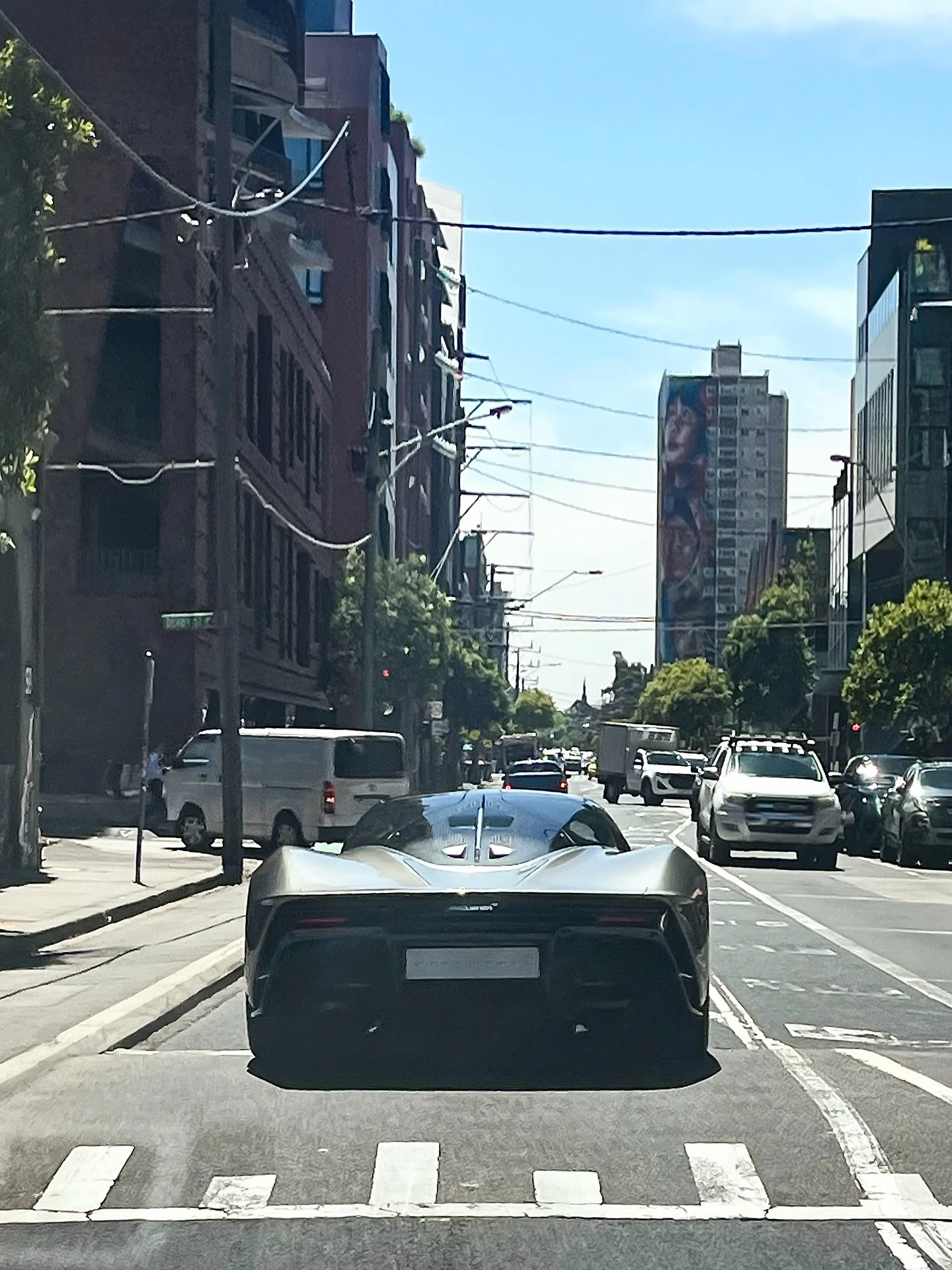 One of Melbourne&rsquo;s most elusive cars, its fleeting nature demonstrated no better than by the quality of these photos (sorry spotters @_raytrach and @ajdavies13 - credit for catching it at all). This McLaren Speedtail was seen this afternoon on 