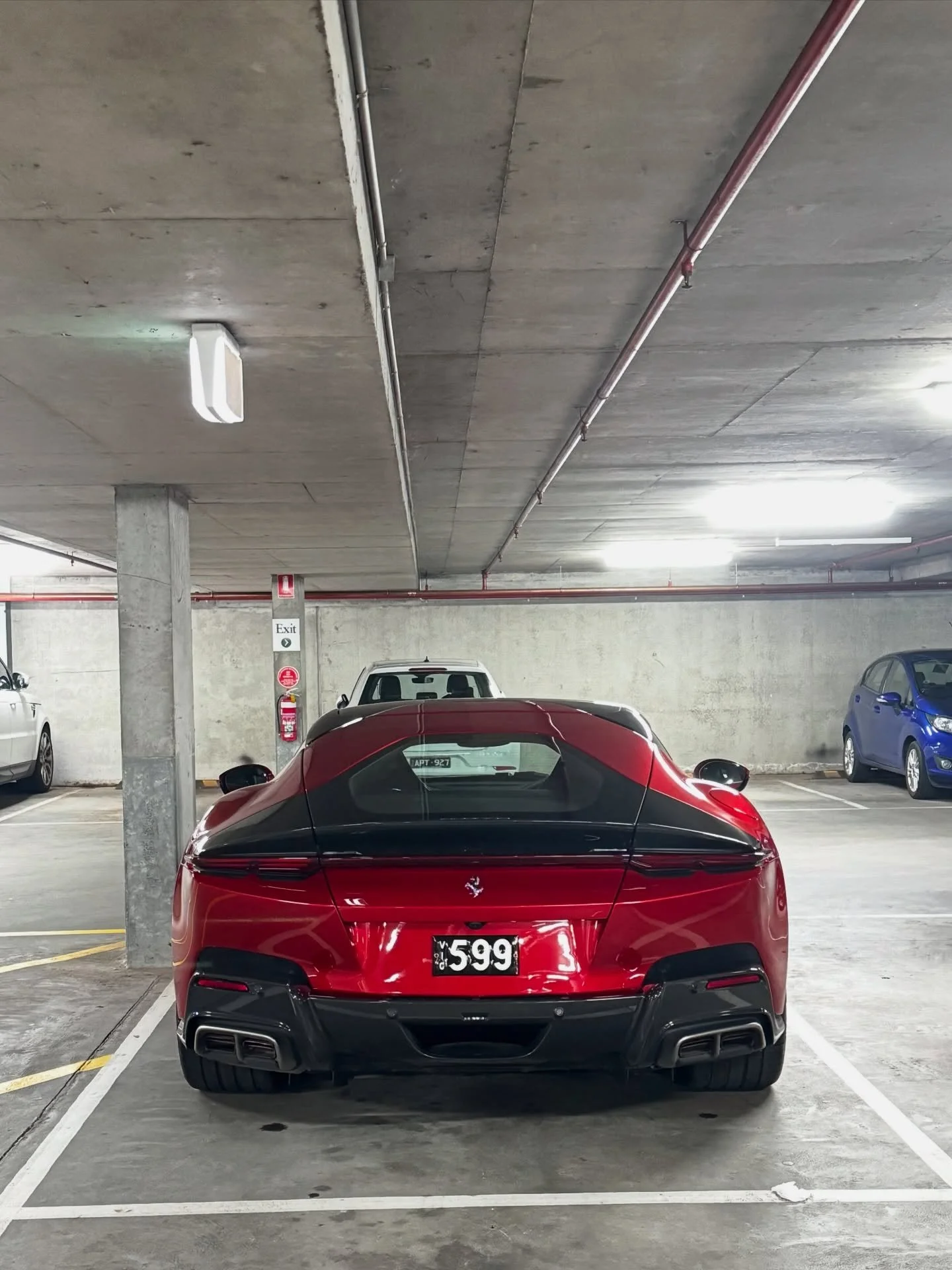 A Ferrari 12Cilindri spotted in the RSY car park recently. 
Thanks for the spot, @_willpratt!