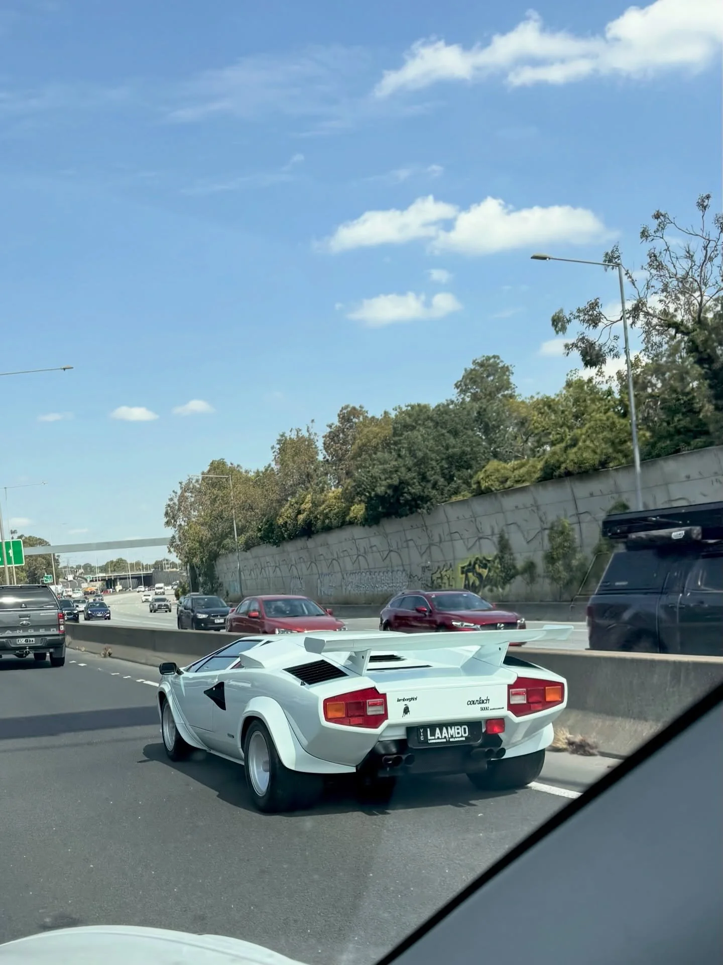 Two Lamborghini Countaches in as many days! The white one has just undergone an extensive restoration and the red one has been getting around Melbourne as long as we can remember, however infrequently. 

Thanks to @mitch.hallahan for the Monash spot 
