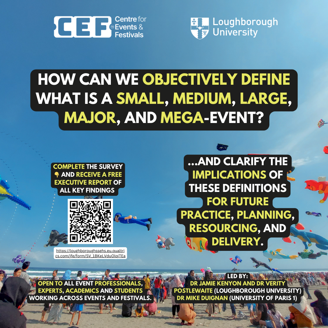 CEF AND LOUGHBOROUGH UNVERSITY LAUNCH GLOBAL ‘DEFINING EVENT TYPES’ SURVEY