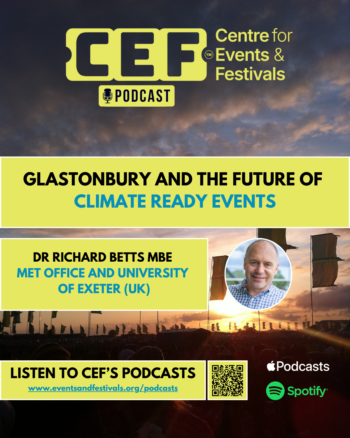 CEF PODCAST: GLASTONBURY AND THE FUTURE OF CLIMATE READY EVENTS