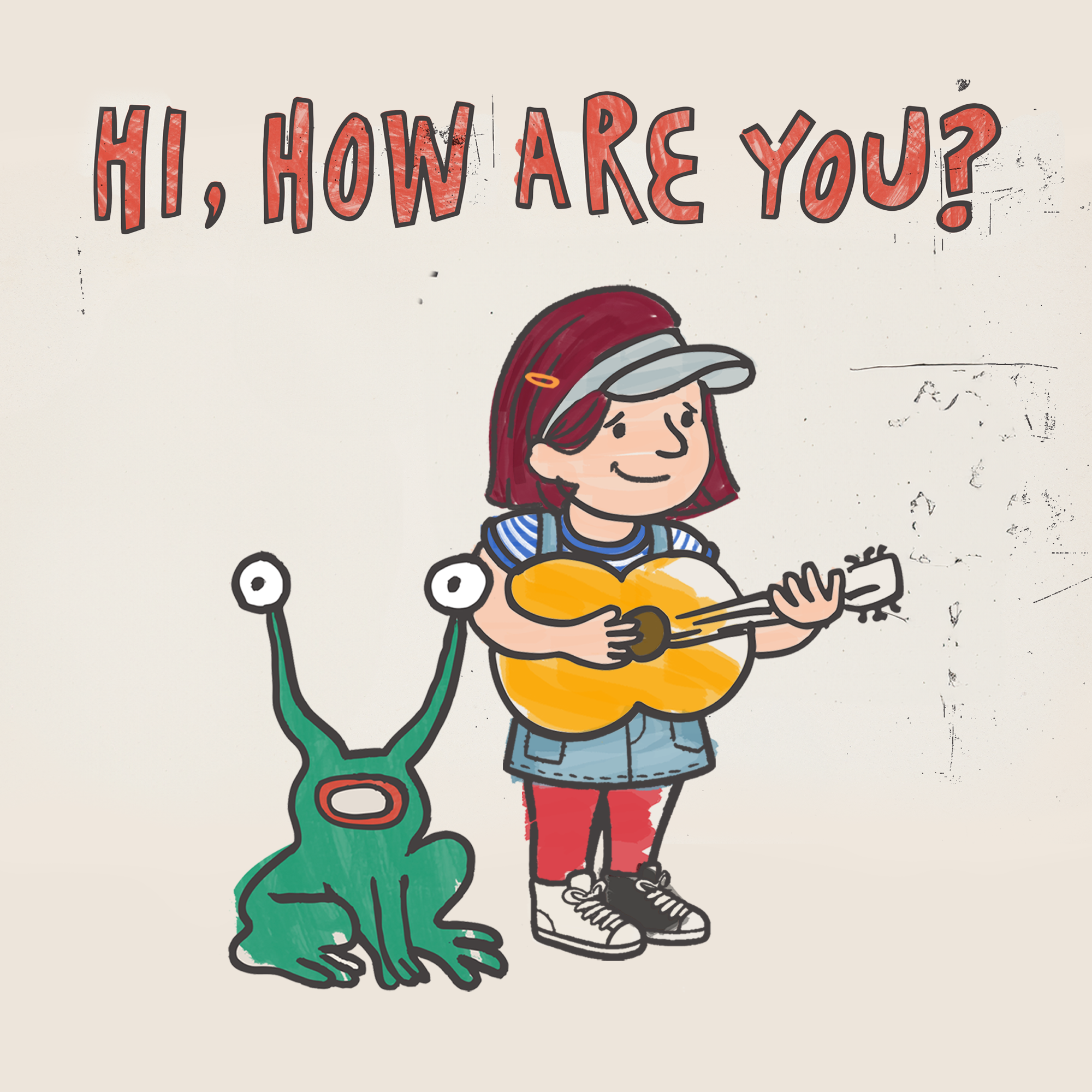Art in the style of Daniel Johnston