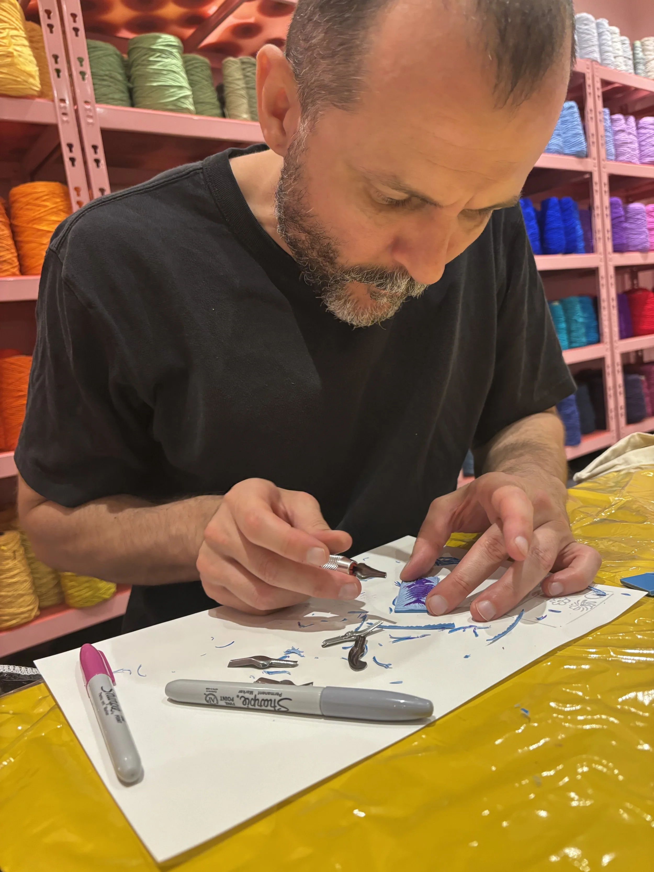 Linocut workshop