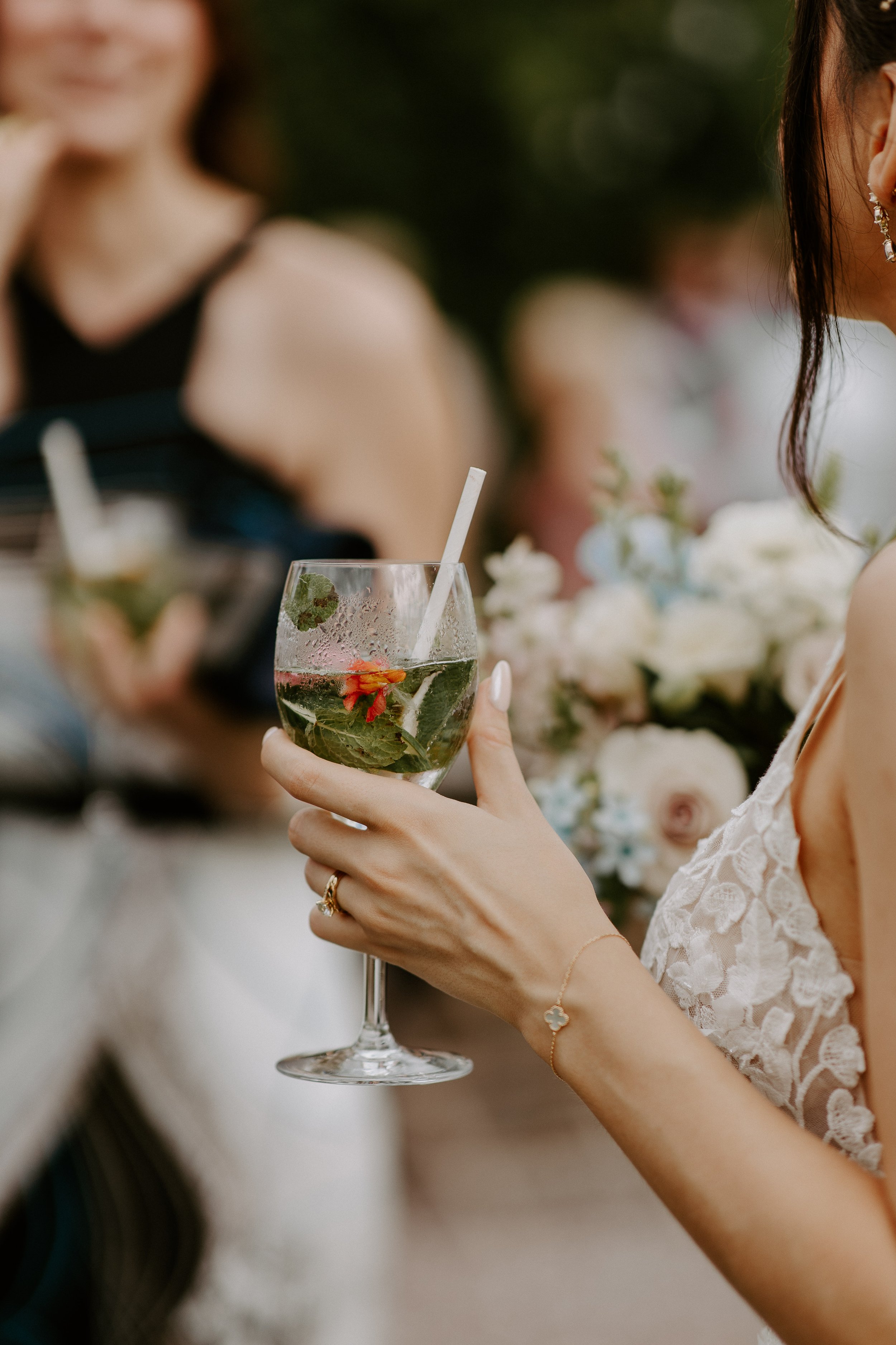 Marquee Wedding Drinks