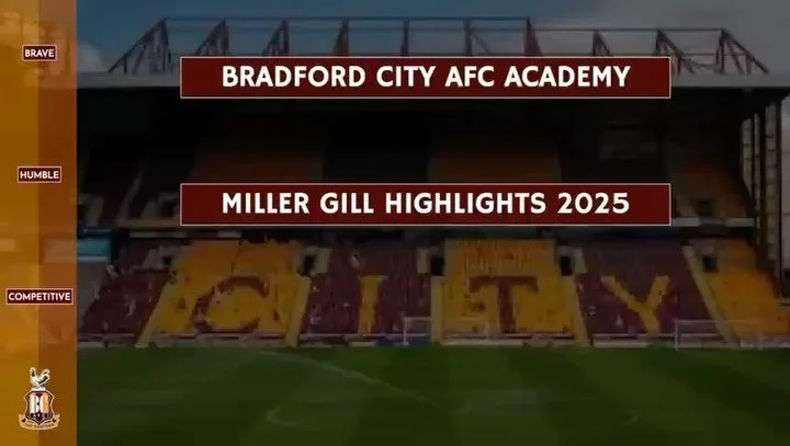 A huge congratulations to Miller Gill &mdash; top goal scorer for Bradford City U13s in the Youth Development Phase, Block One! 👏⚽️

A real natural finisher &mdash; intelligent runs in behind, relentless pressure on defenders, and composure in front