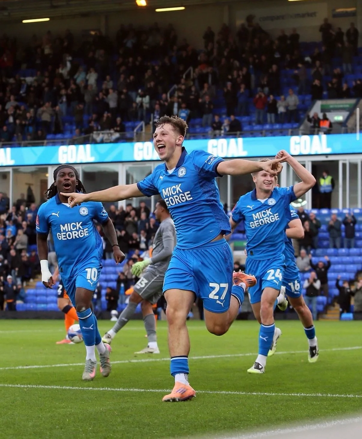 What a moment for @harry.leonard10 &mdash; stepping up and finding the net in the first round of the FA Cup for @theposh ⚽️🙌

From his youth at Blackburn Rovers, his hunger, movement off the shoulder, and composure in front of goal are all qualities