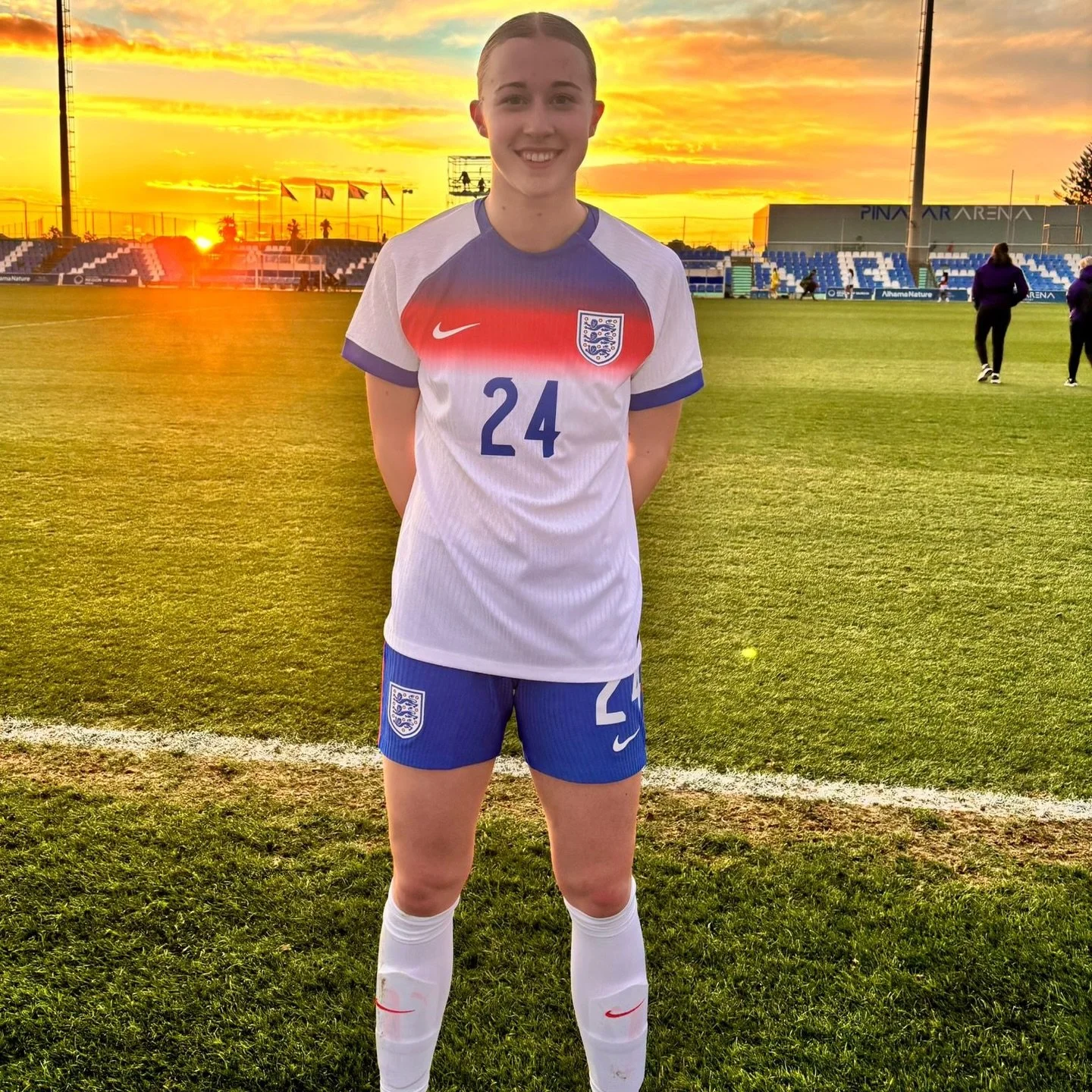 What a moment 🇬🇧🦁

@abbie.j0nes has made her @lionesses U17 debut &mdash; another massive step in what&rsquo;s been a brilliant rise. So deserved, Abbie. The work, the mindset, the hunger&hellip; it&rsquo;s all showing. 👏💙

Proud of you and your