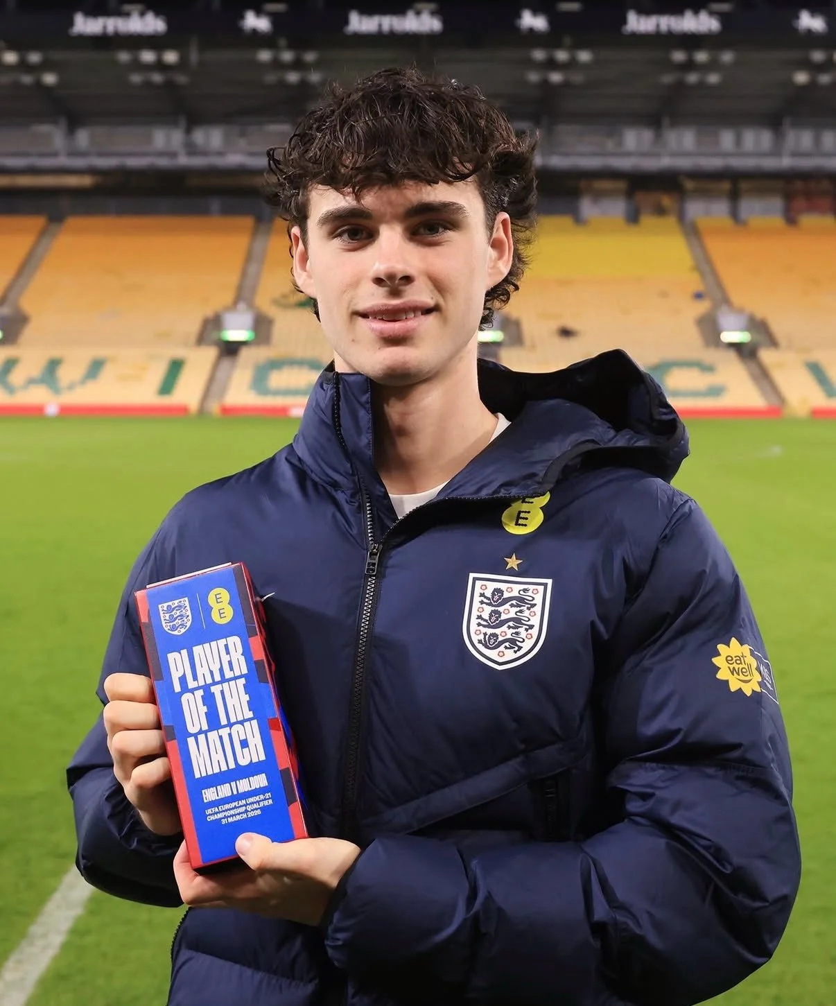 Brilliant night for @archie.gray06 with England U21s 👏💙

A top performance, a great goal, and a deserved Player of the Match as the Young Lions ran out 4&ndash;1 winners over Moldova.

Composed, intelligent and making the right decisions all night 