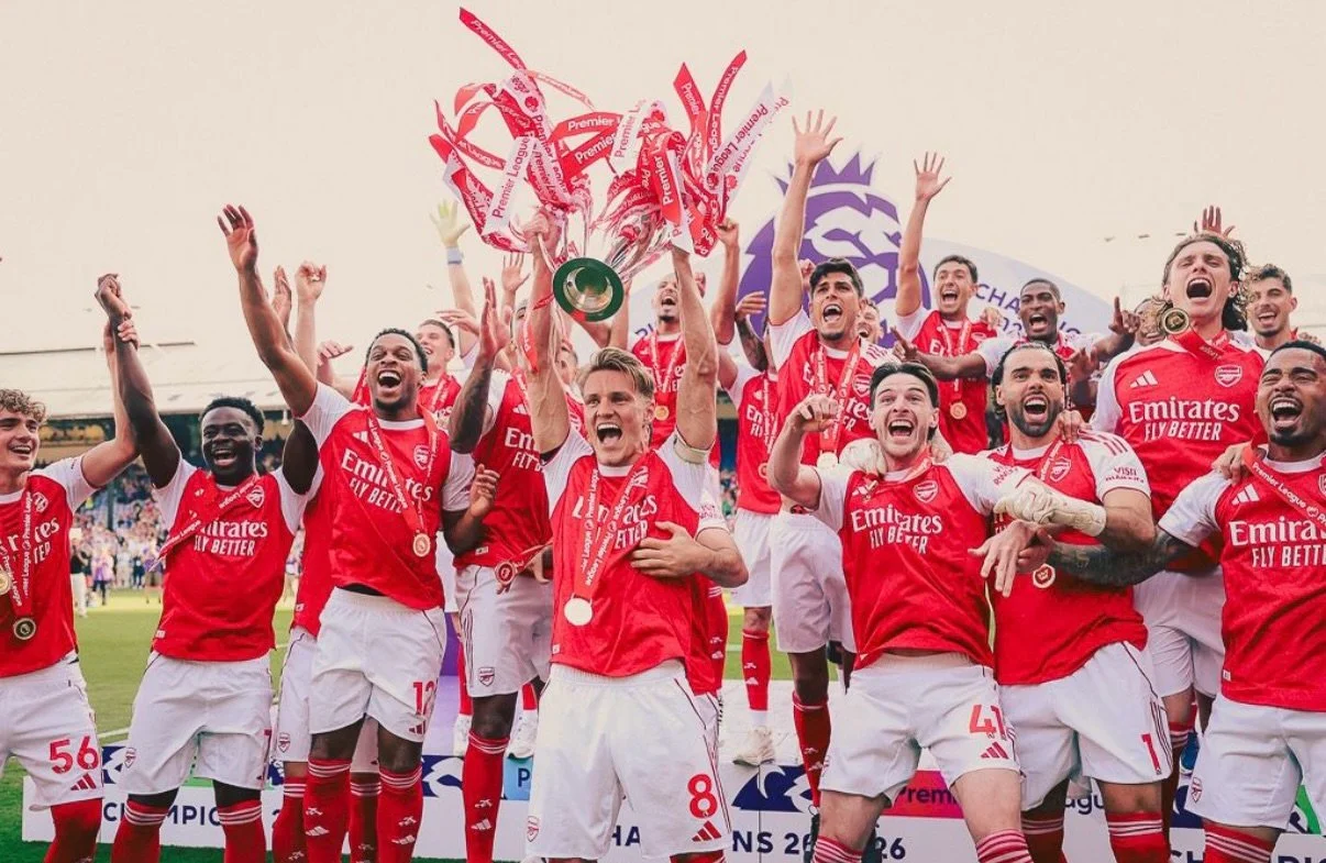 Arsenal. Champions. 🏆🔴⚪️

This one is a reminder that the process matters.
After finishing 2nd in 2022/23, 2nd in 2023/24, and 2nd again in 2024/25, it would&rsquo;ve been easy to doubt, change everything, or panic. But they didn&rsquo;t. They stay