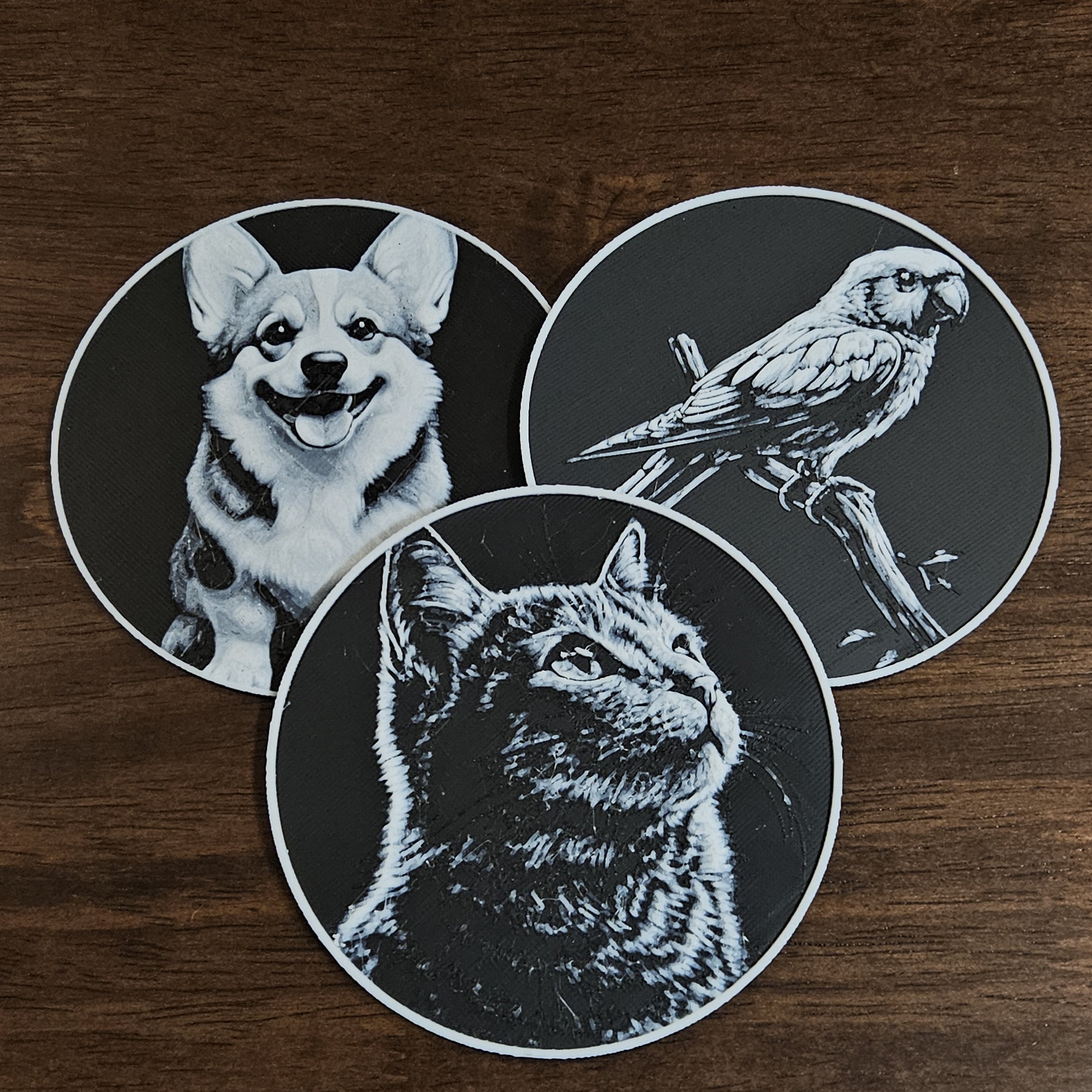 Animals Coaster Set - "Family Friend"