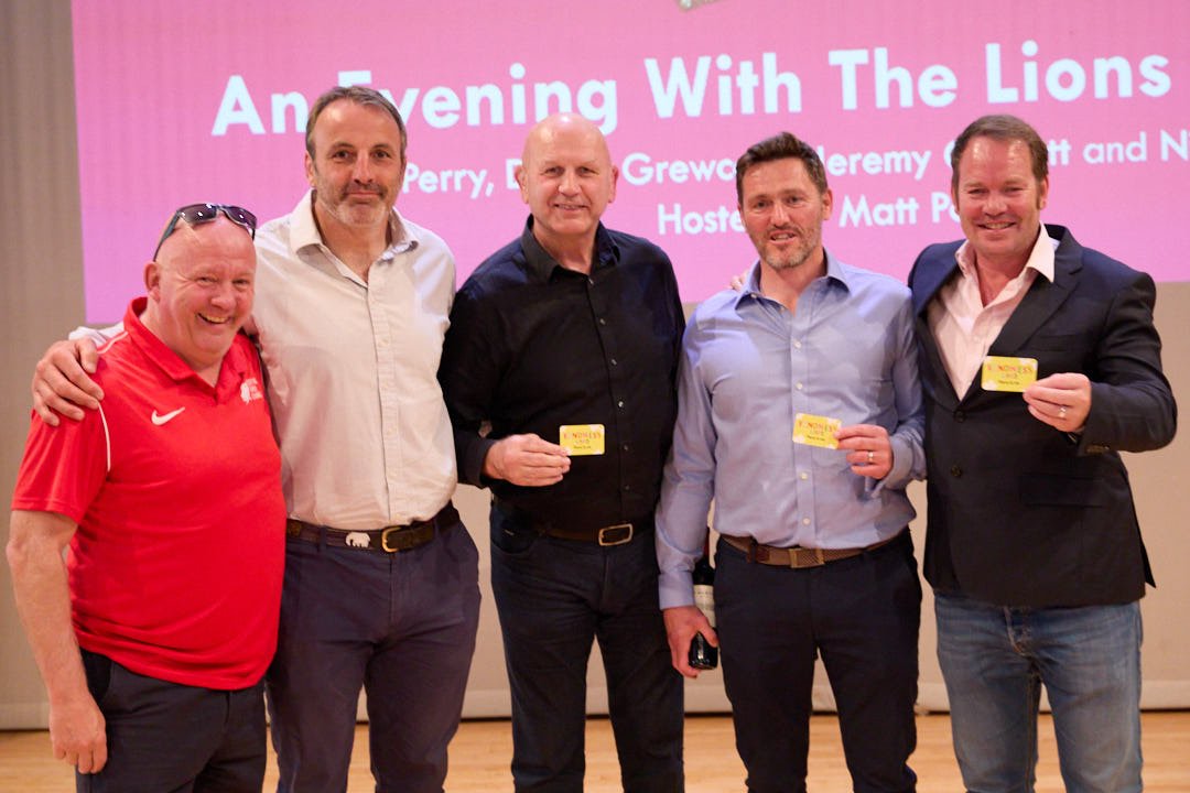 🪪 Great to have Ex-British Lions Legends Danny Greenock, Nigel Redman, Matt Powell and Matt Perry join our Kindness Card revolution!

🏉 Want to join these rugby royalty and request your own Kindness Cards? Get in touch with us and we'll get the kin