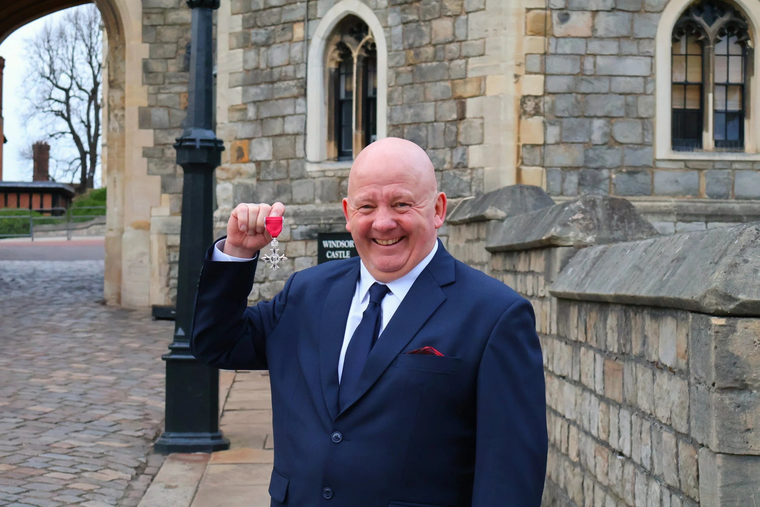 Charity’s founder receives MBE Award for services to the Local Community!