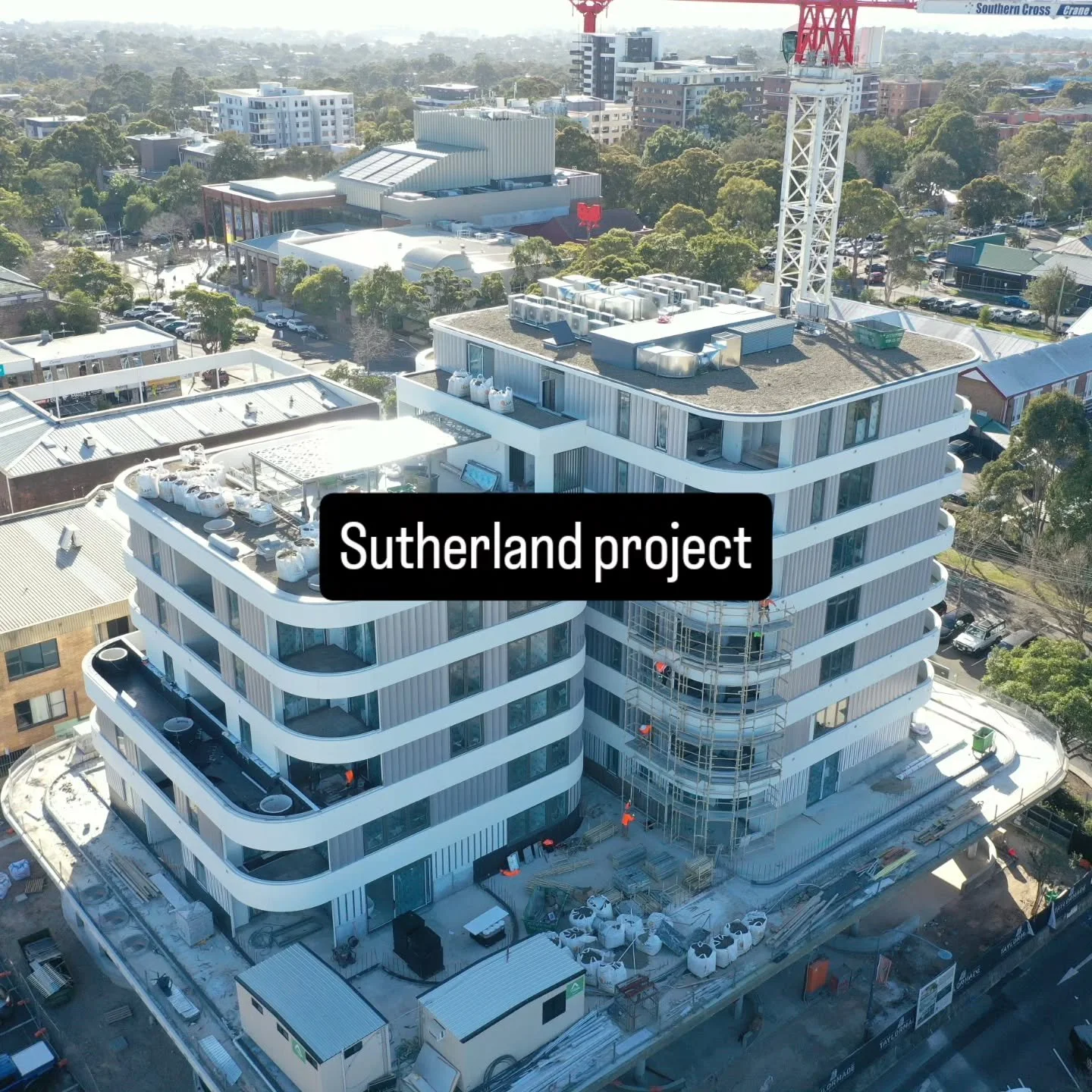 # Progress shots during construction