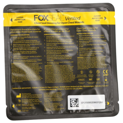 Foxseal Chest Seal for Bleed Control Kits
