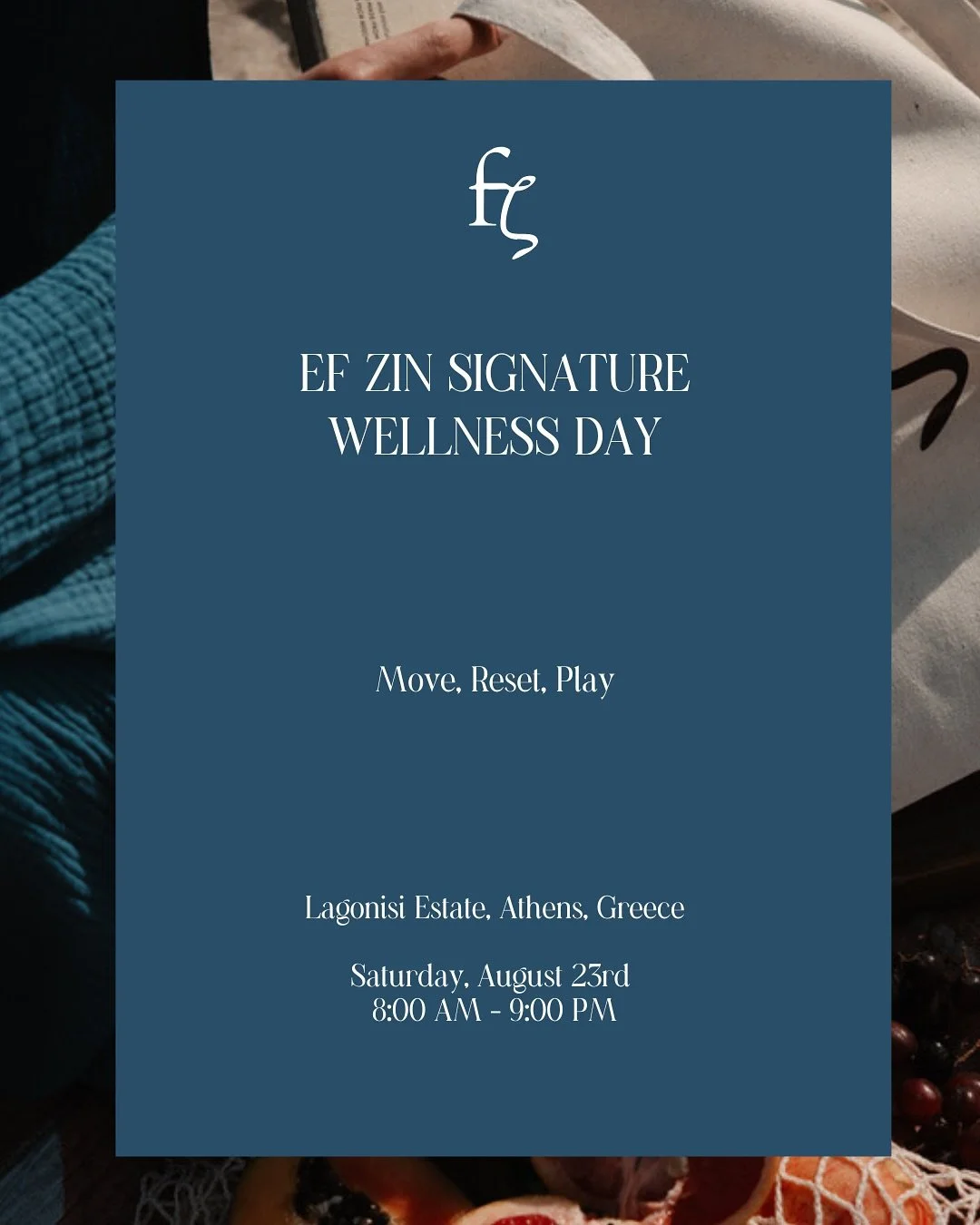 A one-day reset for your body, mind, and soul. 🌿

Join us in Lagonisi for an immersive wellness experience, movement, ice baths, nourishing food, longevity workshops, and connection under the sun.

📍Lagonisi, Greece
🗓 23rd August
🎟 Limited spots 
